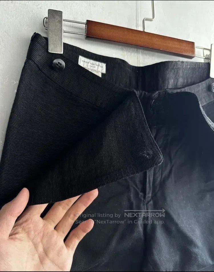 Dries Van Noten Sz 46 Dries Van Noten Button Layers Cropped Trouser. Size US 30 / EU 46 - 4 Thumbnail