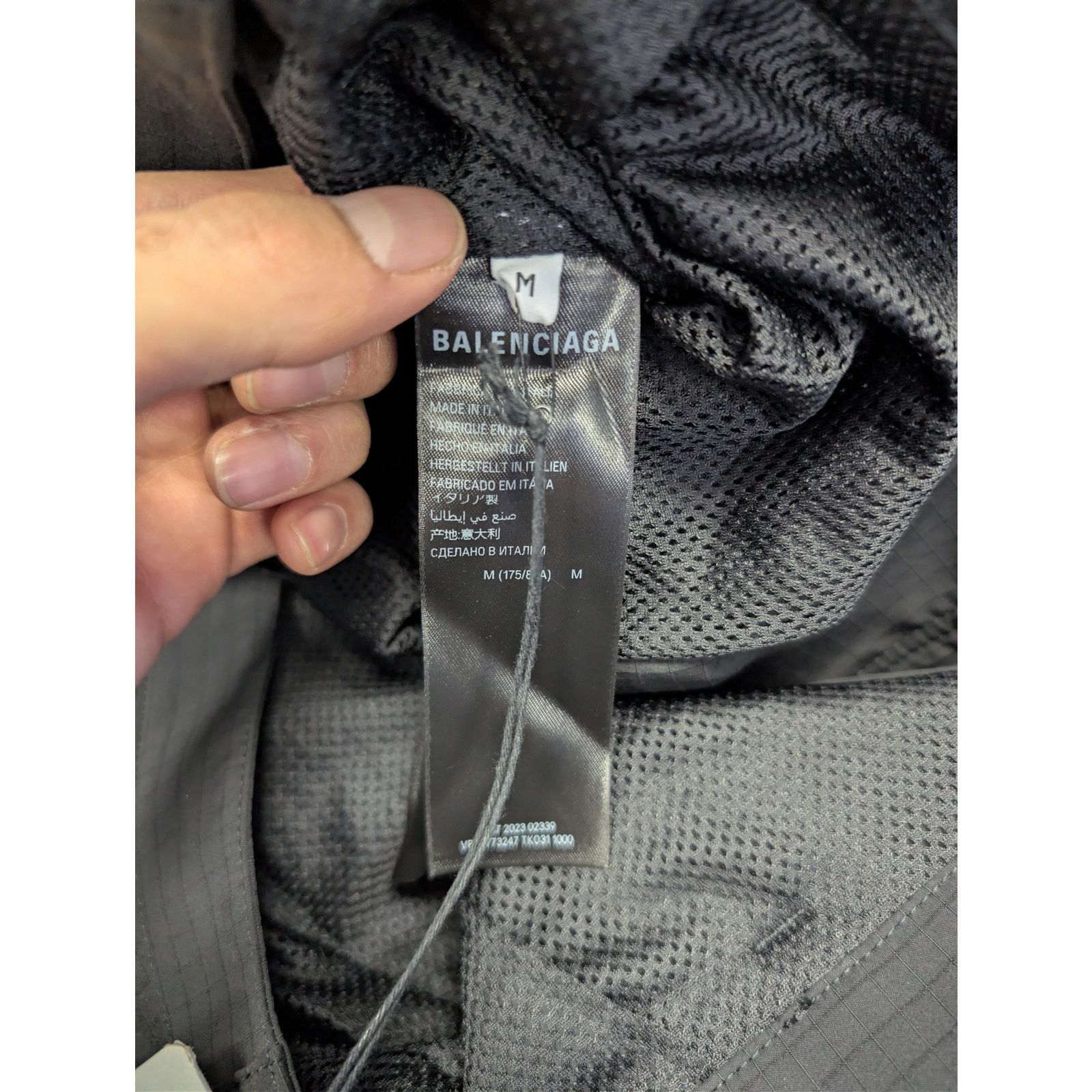 Balenciaga o1rshd1 Light Cargo Pants in Black Size US 32 / EU 48 - 16 Thumbnail