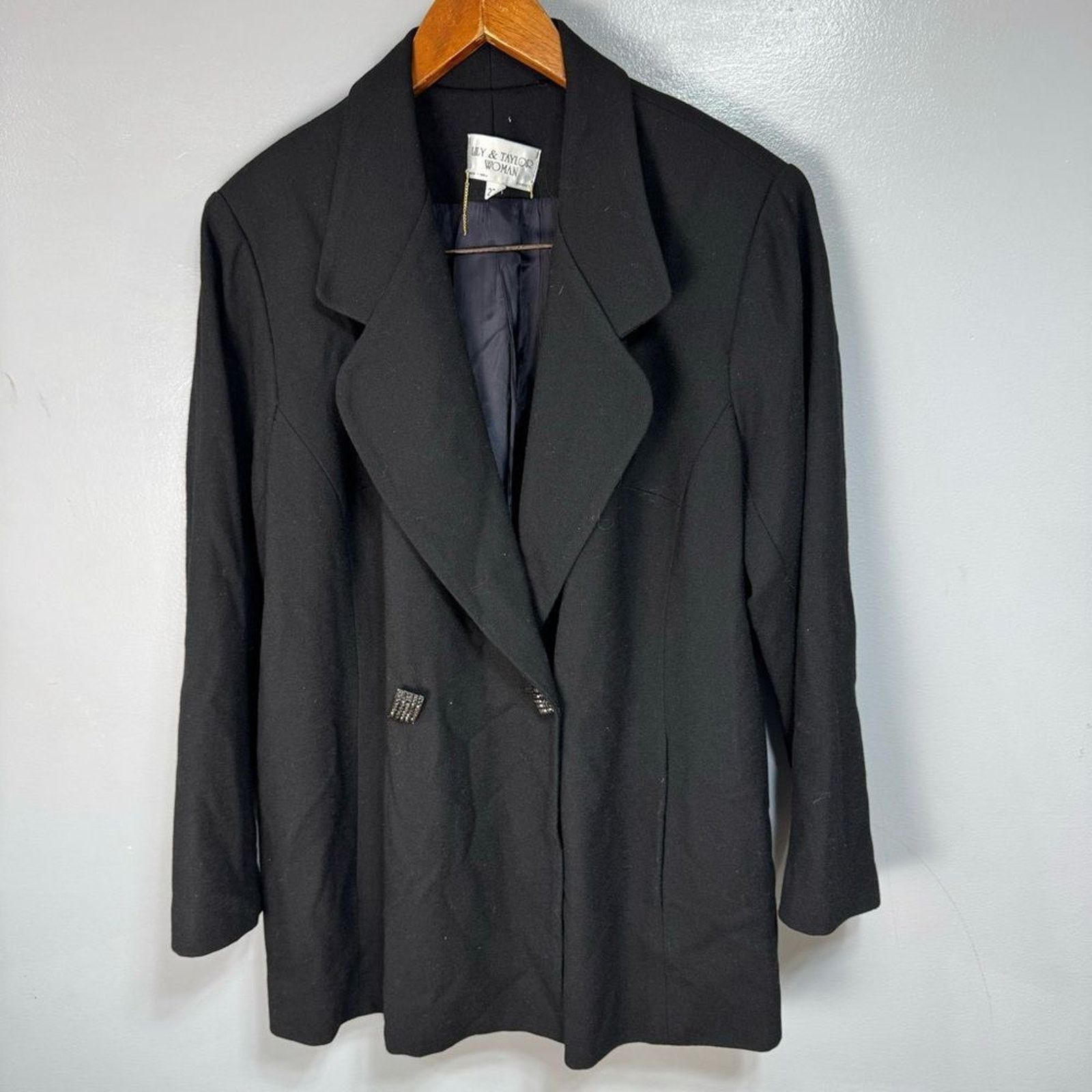 Vintage Vintage Lily & Taylor Women’s Plus Jacket sz 22W # E841-K Size XXL / US 16-18 / IT 52-54 - 1 Thumbnail