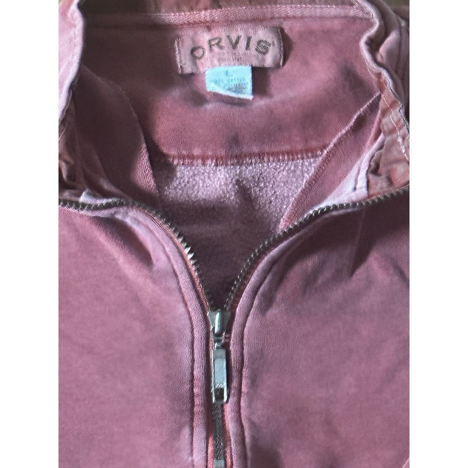 Orvis Vintage Orvis Quarter-Zip Pullover Sweatshirt Red Wash Size US L / EU 52-54 / 3 - 4 Thumbnail