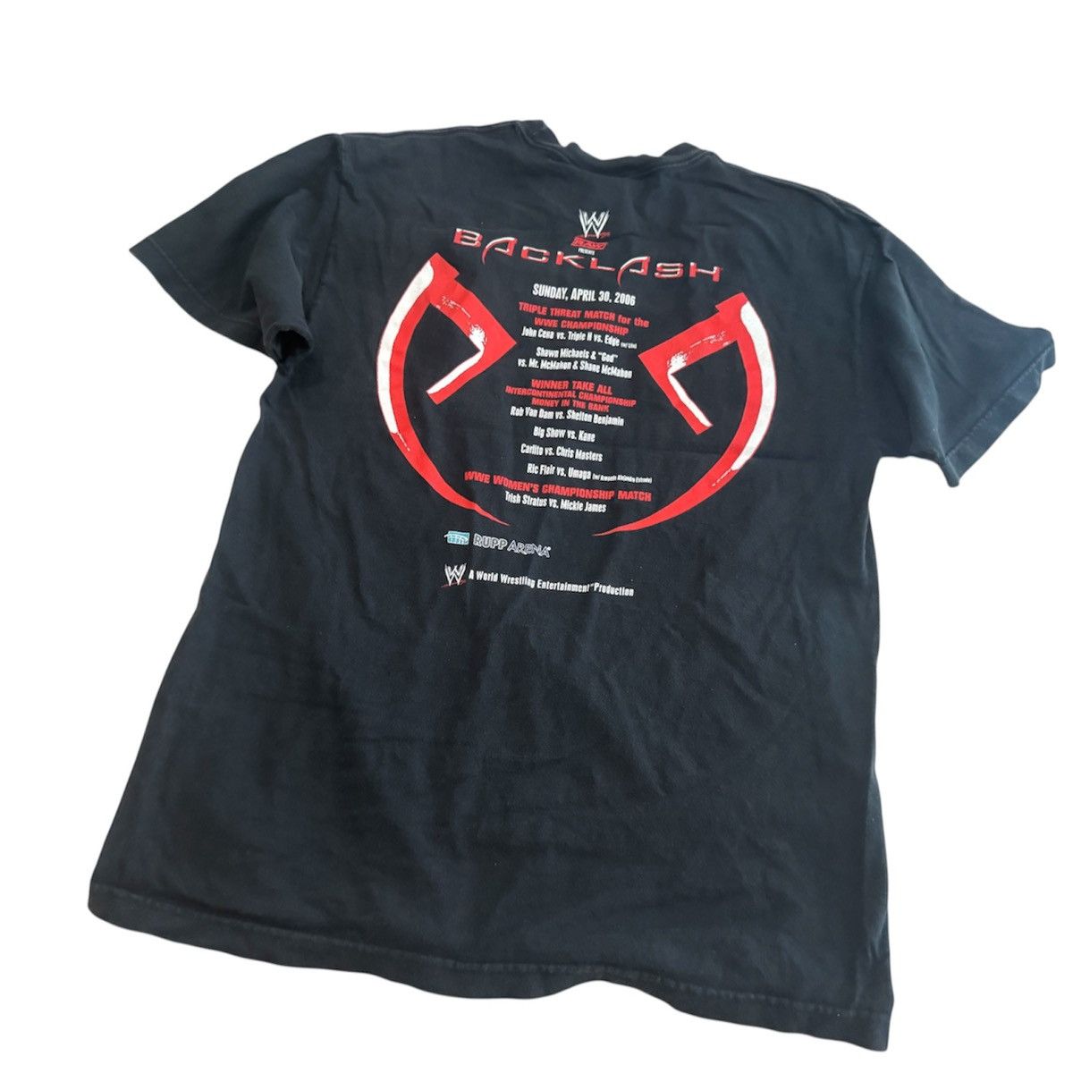 Vintage 00s WWE Blacklash 2006 T-Shirt Y2K