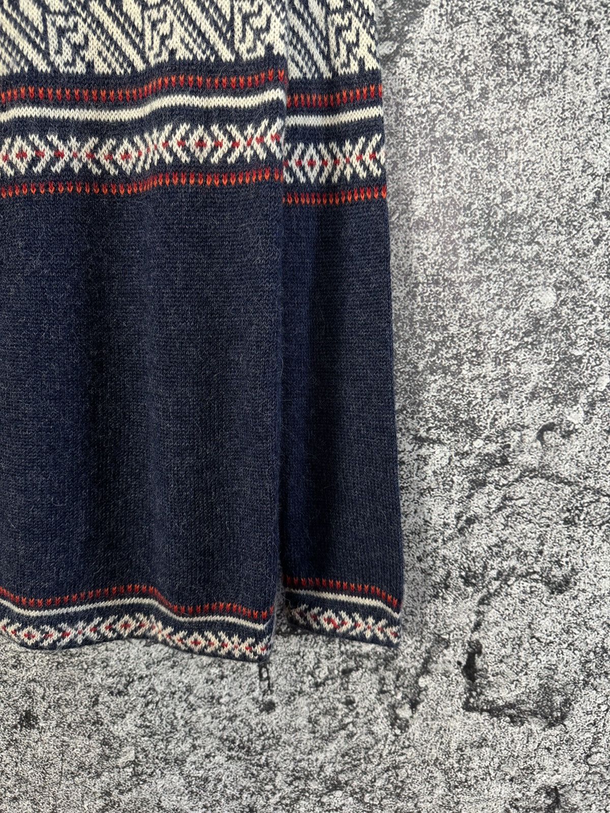 Vintage Attelier De Alpaca Arte 1/4 Zip Wool Sweater Ski Lodge Sz M Size US M / EU 48-50 / 2 - 13 Thumbnail