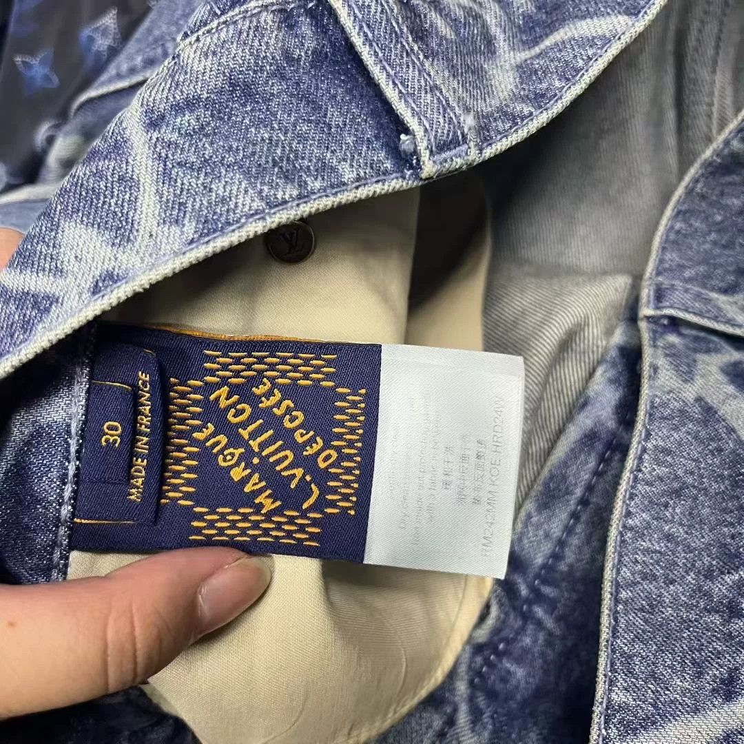 Louis Vuitton louis vuitton blue logo denim shorts Size US 30 / EU 46 - 5 Thumbnail
