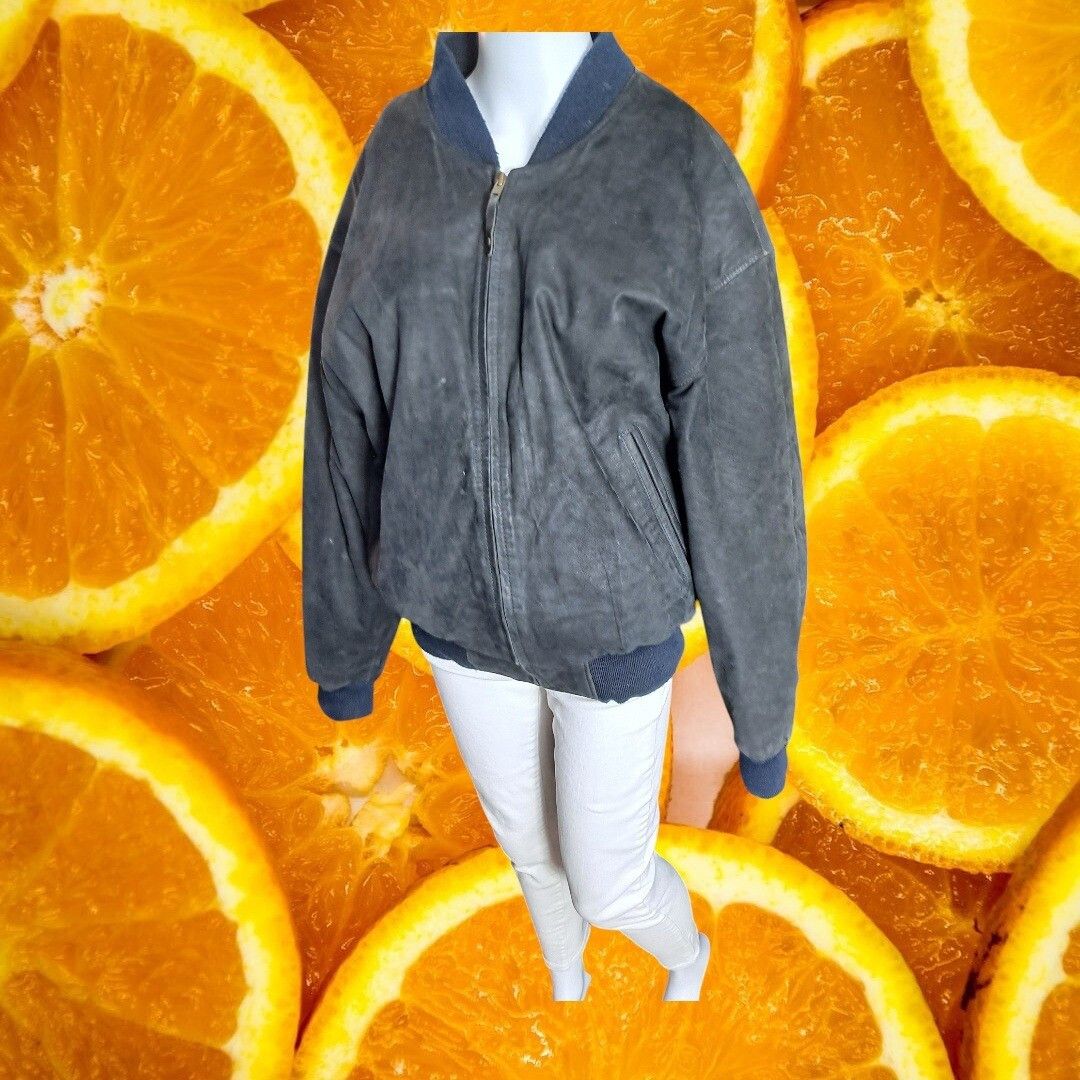 Other Expressions Worldwide Leather Bomber Jacket Full Zip Mens L Size US L / EU 52-54 / 3 - 1 Thumbnail