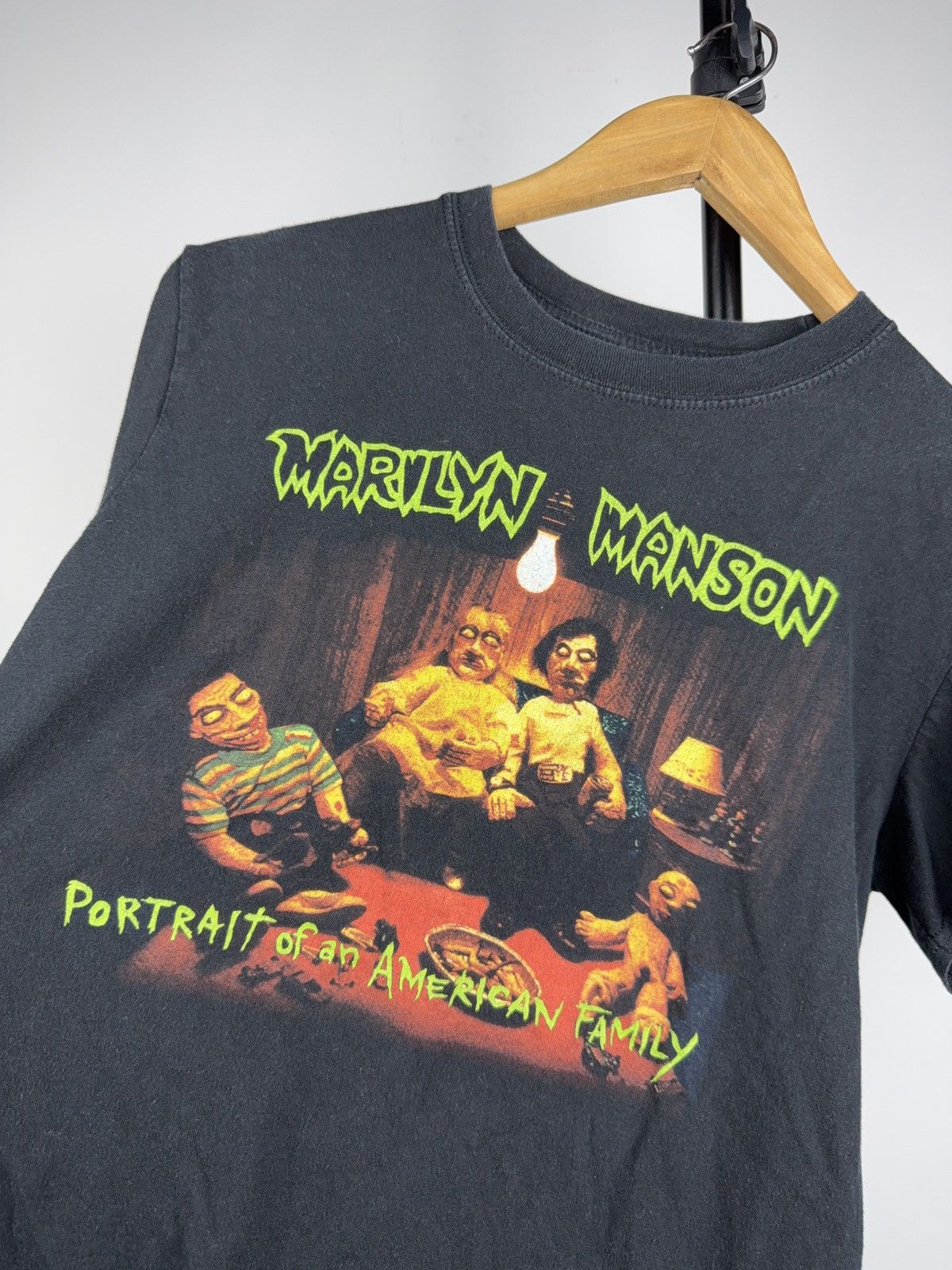 Marilyn Manson 2014 Marilyn Manson Portrait Album Tee Double Sided M Size M / US 6-8 / IT 42-44 - 5 Thumbnail