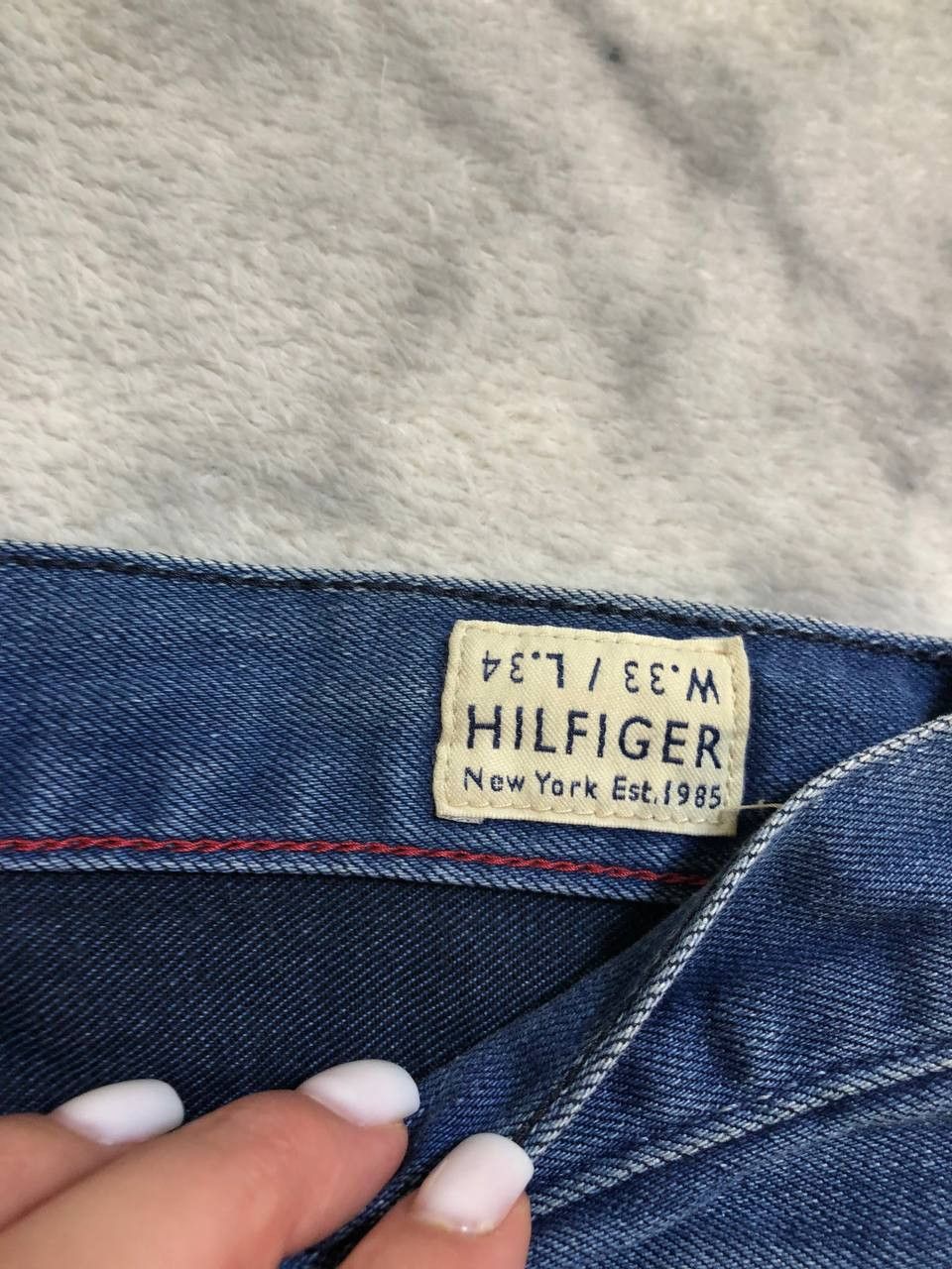 Tommy Hilfiger HILFIGER DENIM Light Blue Denim jeans Size US 33 - 2 Thumbnail