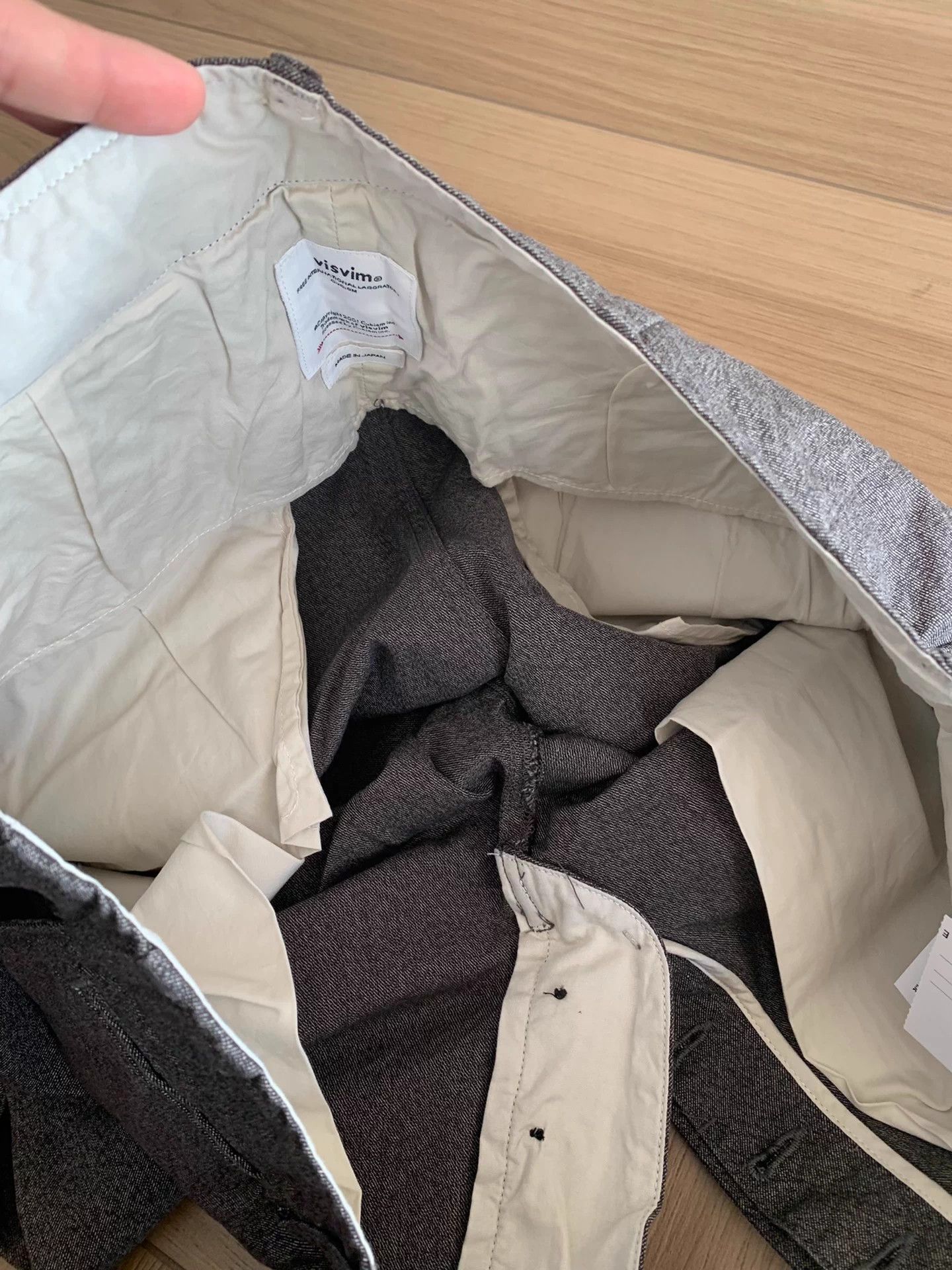 Visvim VISVIM 25AW ChinoHW 9T Slim Cotton Paris Gray 4 Size US 34 / EU 50 - 3 Thumbnail