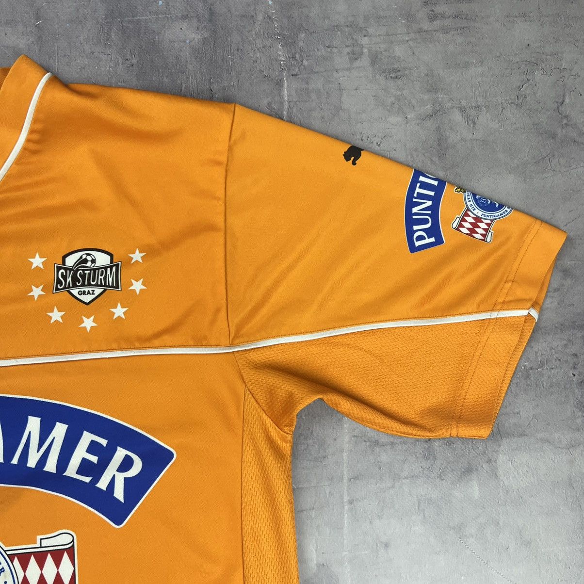 Puma Rare! SK Sturm Graz Away Soccer Jersey Shirt 00s Vintage Size US M / EU 48-50 / 2 - 5 Thumbnail