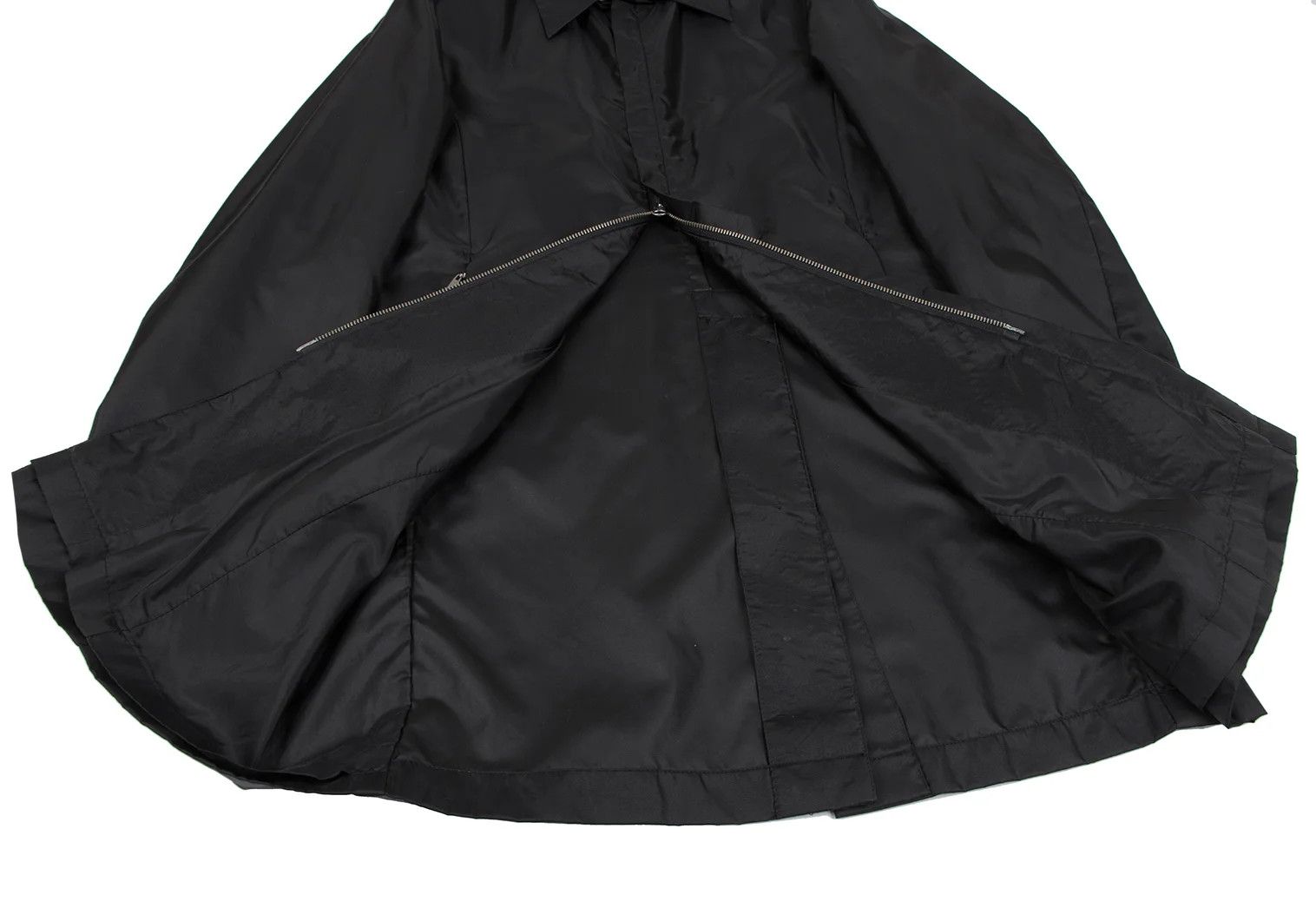 Jean Paul Gaultier Coated Nylon Zip Coat in Black Size 46 Size US S / EU 44-46 / 1 - 10 Thumbnail