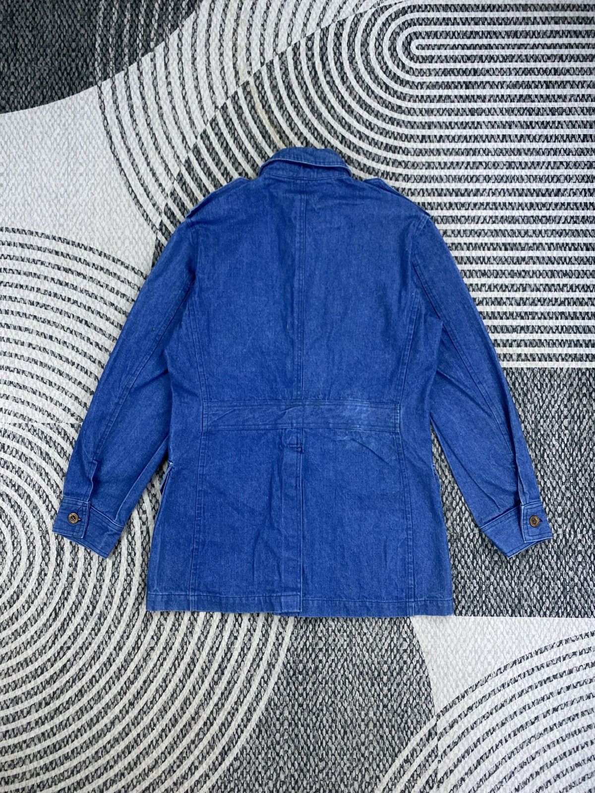 Japanese Brand Vtg Cosmo Master Harbor Denim Fullbutton Worker Jacket Size US M / EU 48-50 / 2 - 2 Thumbnail