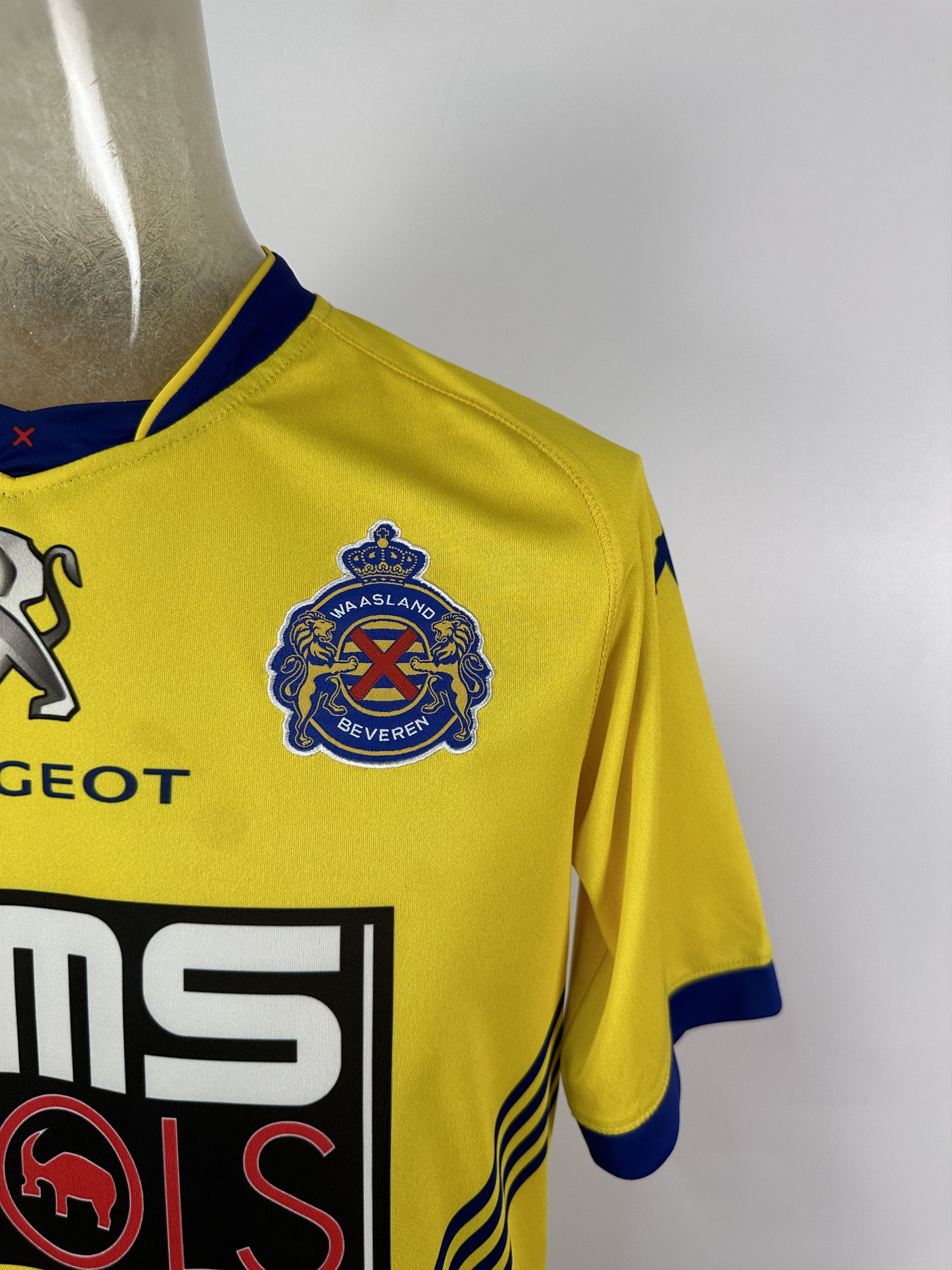 Kappa WAASLAND BEVEREN 2015 16 FOOTBALL SHIRT SOCCER JERSEY KAPPA Size US L / EU 52-54 / 3 - 2 Thumbnail