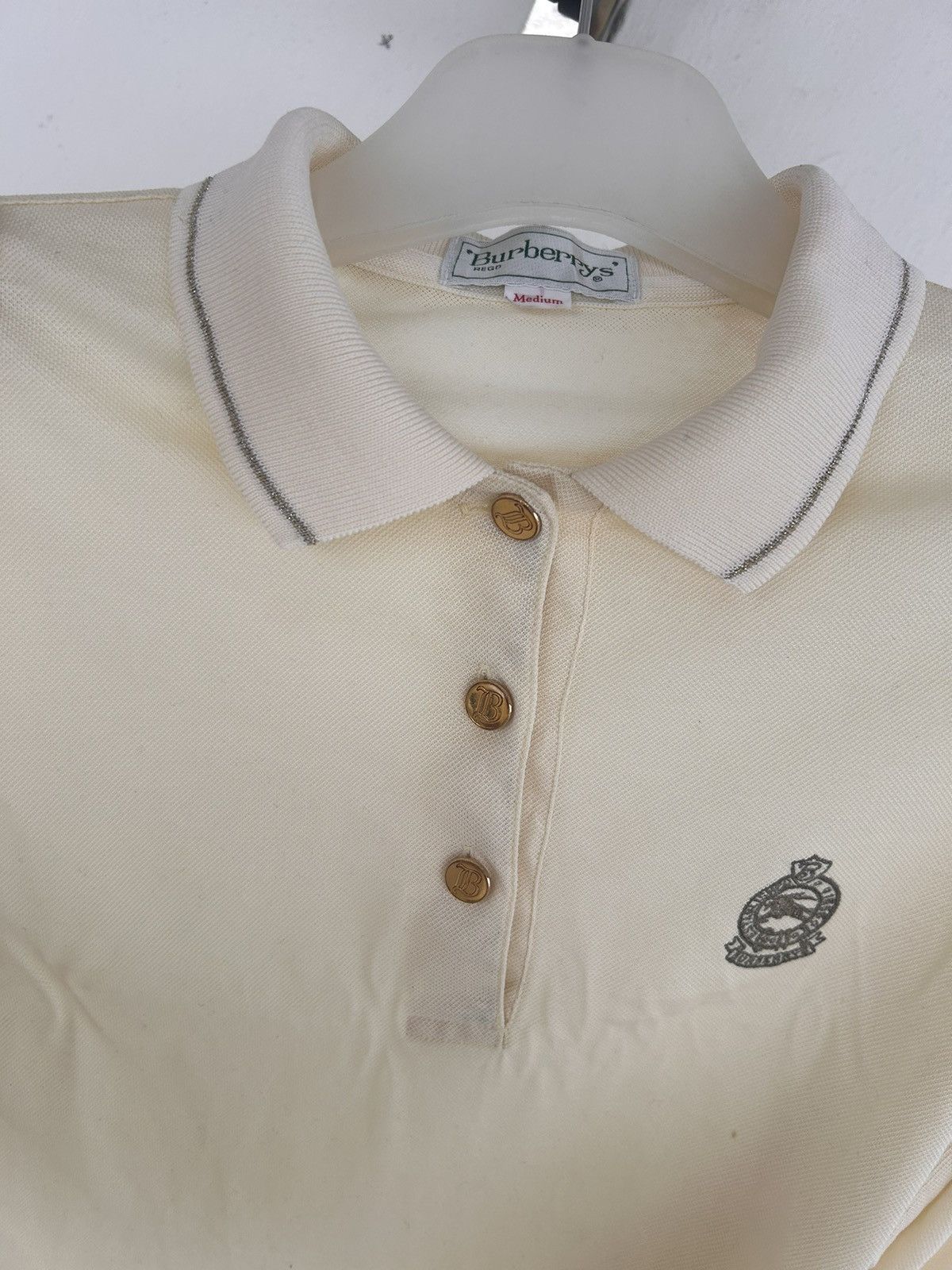 Burberry Burberry regd vintage polo collar Size M / US 6-8 / IT 42-44 - 3 Thumbnail