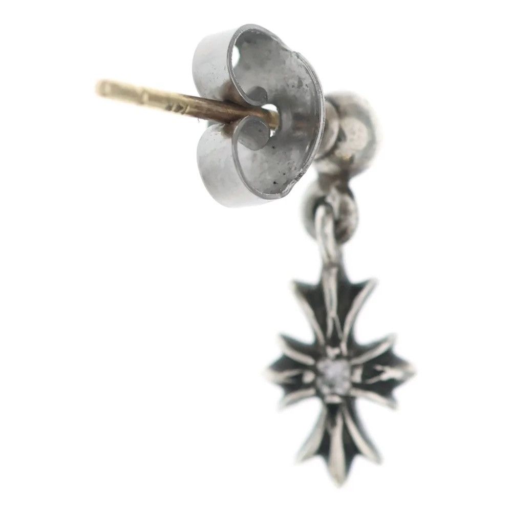 Chrome Hearts Chrome Hearts Diamond Tiny CH Cross Drop Earring Size ONE SIZE - 2 Thumbnail
