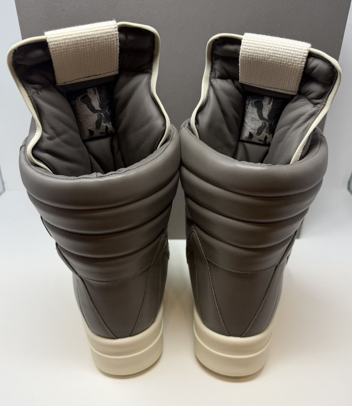 Rick Owens Rick Owens Runway Mega Geobasket High Sneaker Grey Size US 7 / EU 40 - 3 Thumbnail