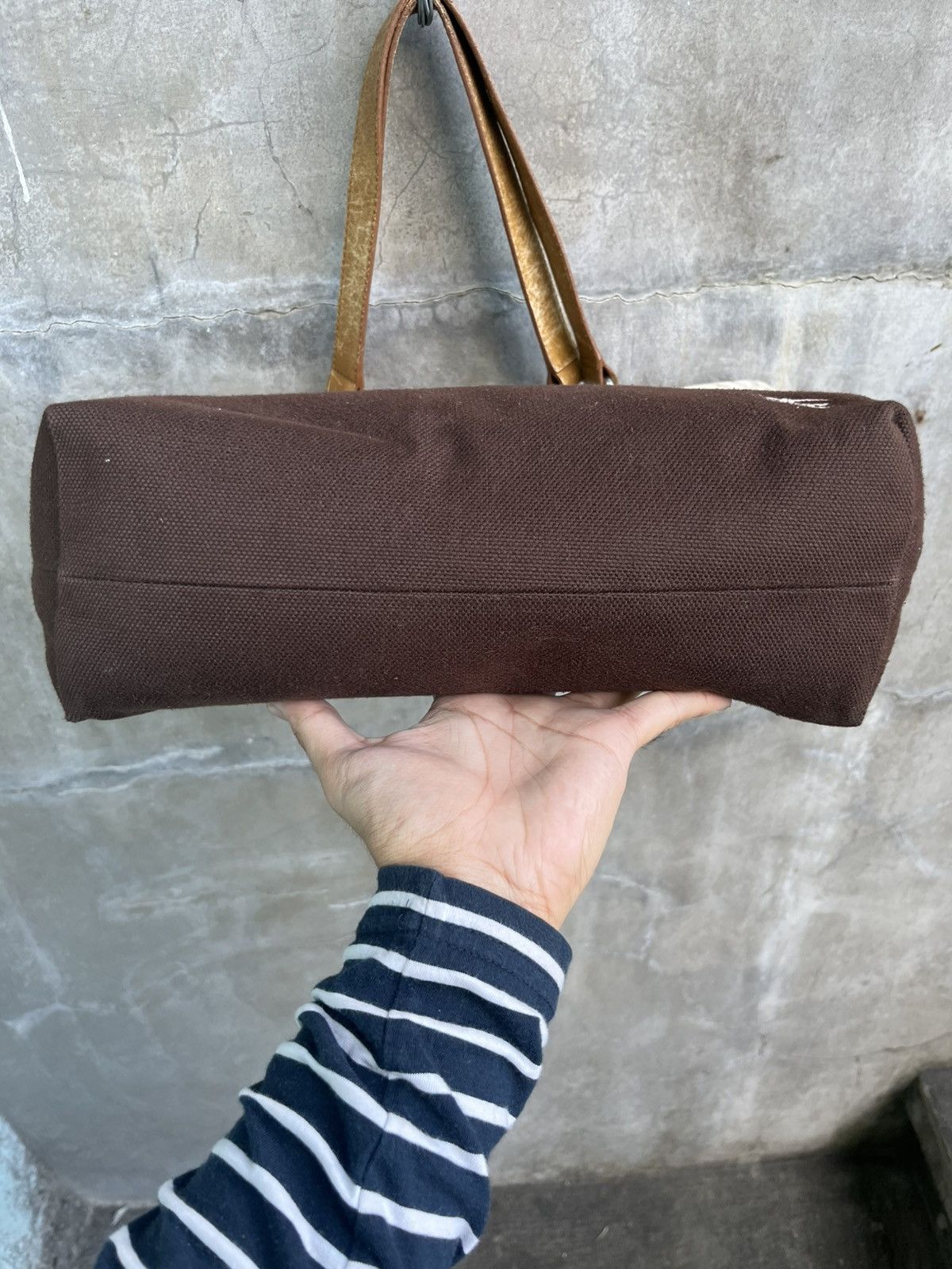 Burberry Blue Label Brown Canvas Shoulder Bag Size ONE SIZE - 6 Thumbnail