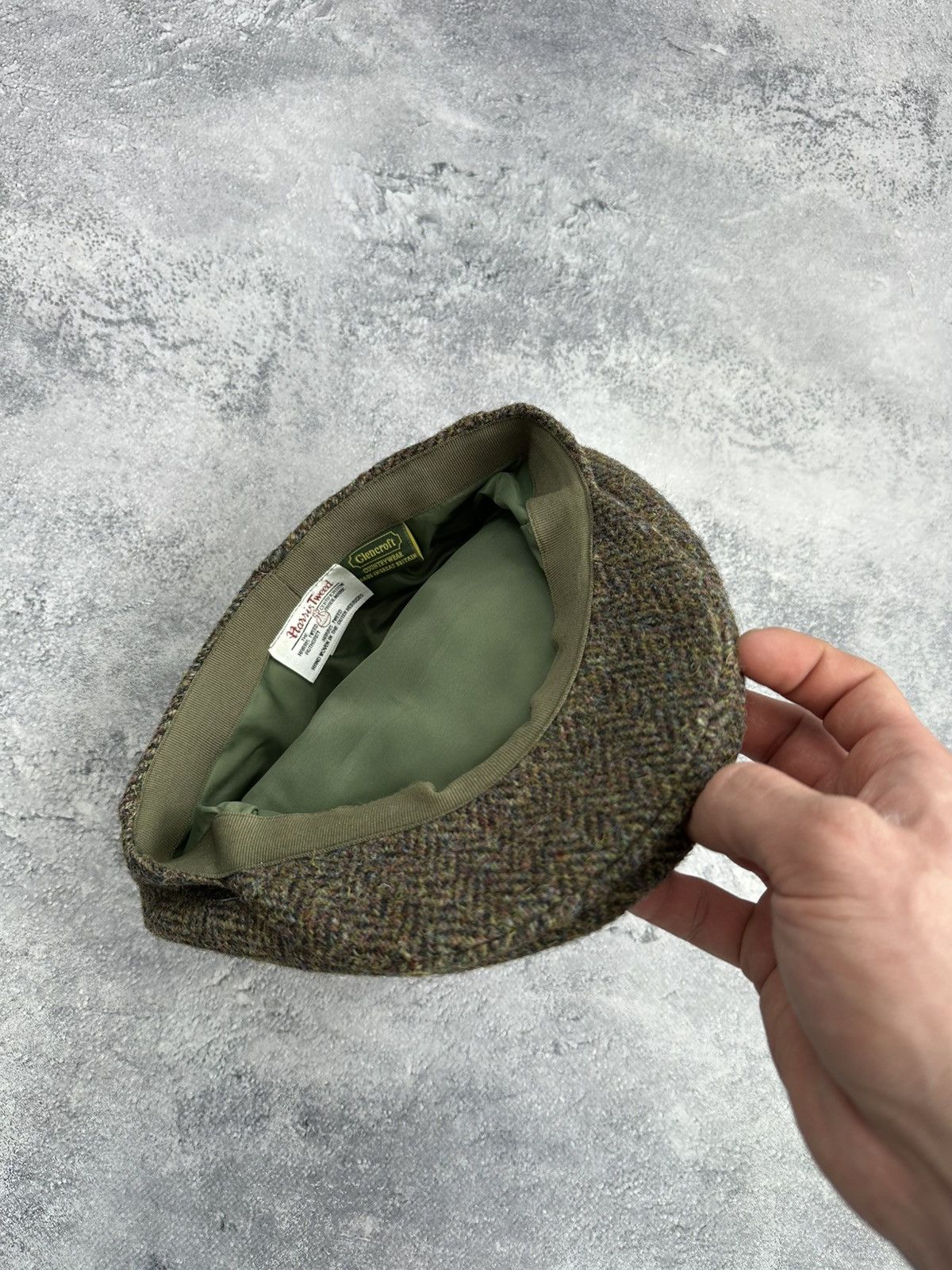 Harris Tweed Vintage Harris Tweed Wool Flat Cap Bond Bakerboy Y2K Hat M Size ONE SIZE - 9 Thumbnail