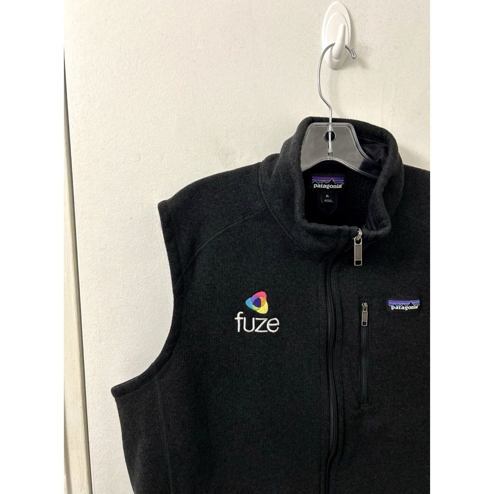 Patagonia Patagonia Better Sweater Vest Mens XL Black Fleece Full Zip Zipper Pockets Logo Embroidered Stand-Up Collar Size US XL / EU 56 / 4 - 5 Thumbnail