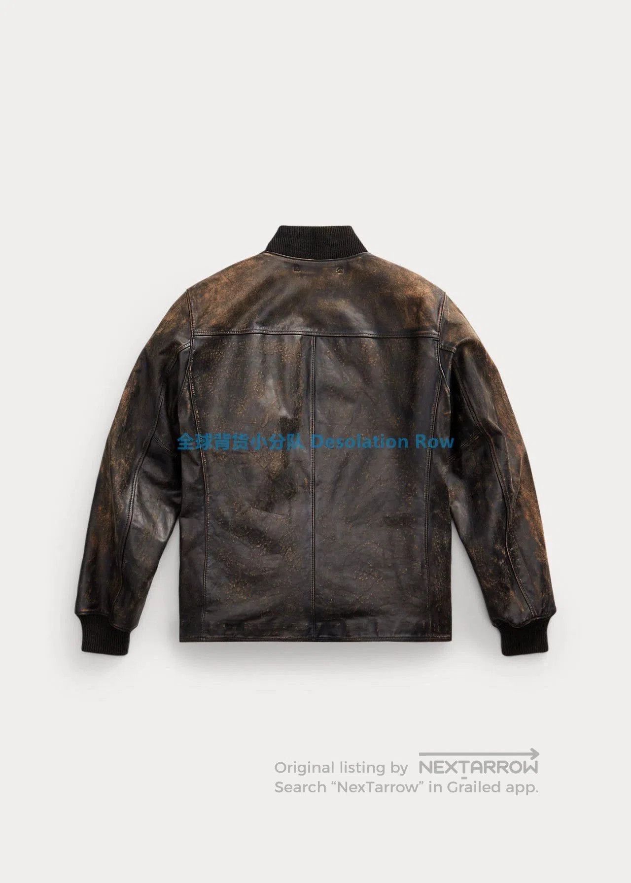 RRL Ralph Lauren vintage rrl leather baseball jacket. Size US M / EU 48-50 / 2 - 3 Thumbnail