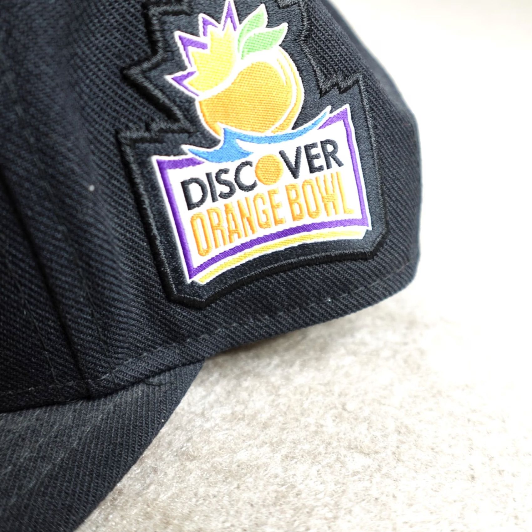 Nike Nike Clemson Tigers Hat Black Embroidered Orange Bowl Champions One Size Men Baseball Cap Adjustable Wool Acrylic Black Mens Size ONE SIZE - 7 Thumbnail