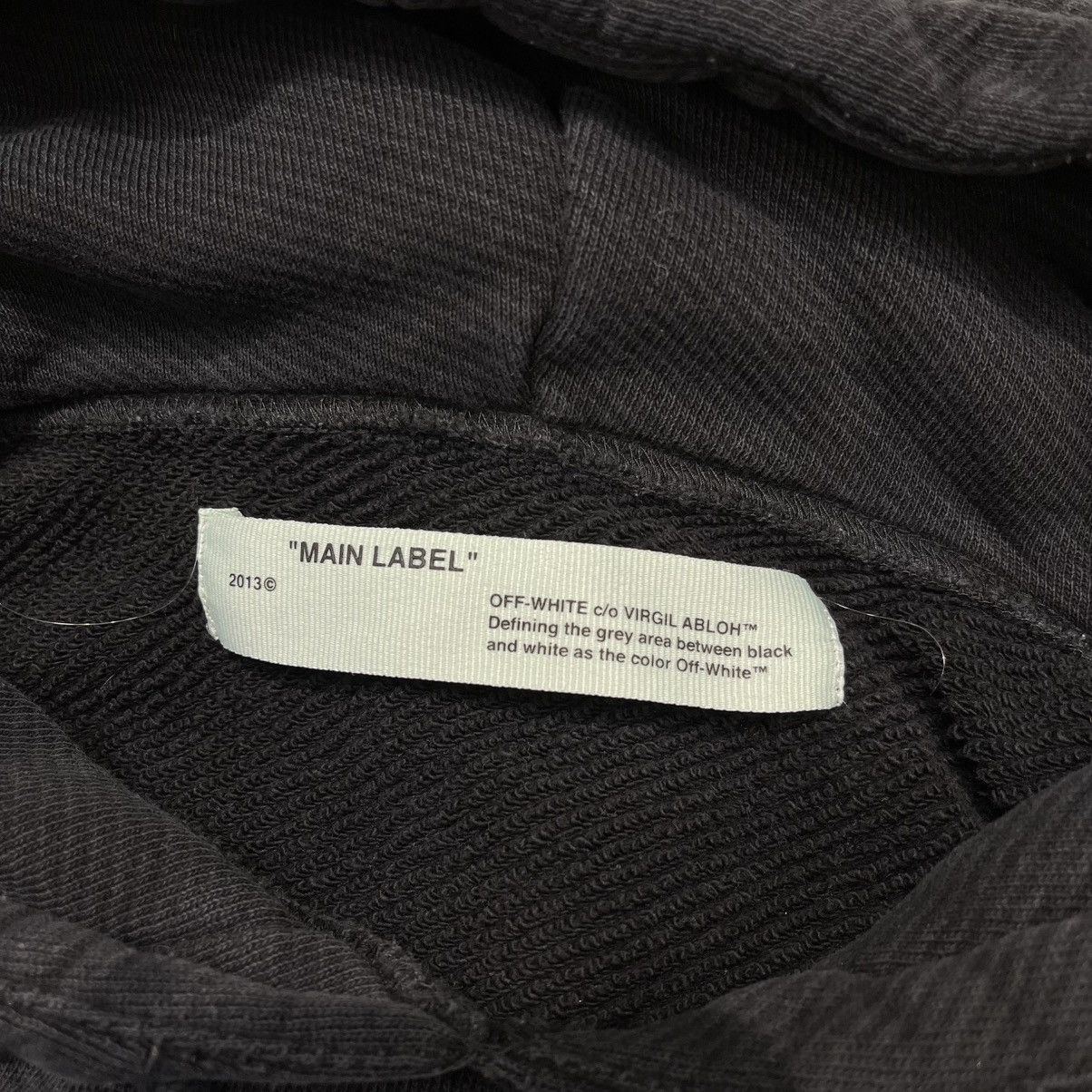 Off-White Off-White Crop Top Hoodie Black Size M / US 6-8 / IT 42-44 - 3 Thumbnail