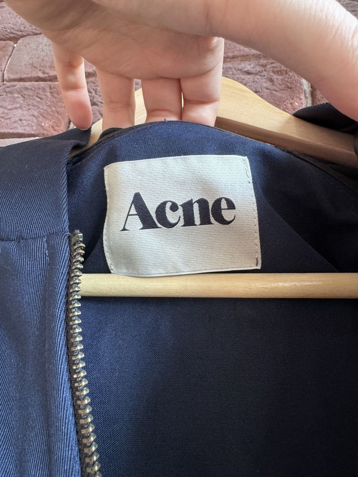 Acne Studios Acne Studios Cropped Boxy Jacket Like Active Workwear Navy M Size US M / EU 48-50 / 2 - 6 Thumbnail