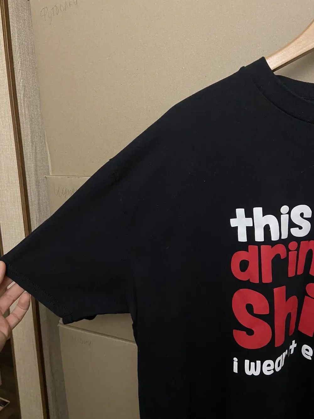 Vintage CRAZY VINTAGE FUNNY DRINKING TEE Y2K T SHIRT SKATE HUMOR Size US XL / EU 56 / 4 - 7 Thumbnail