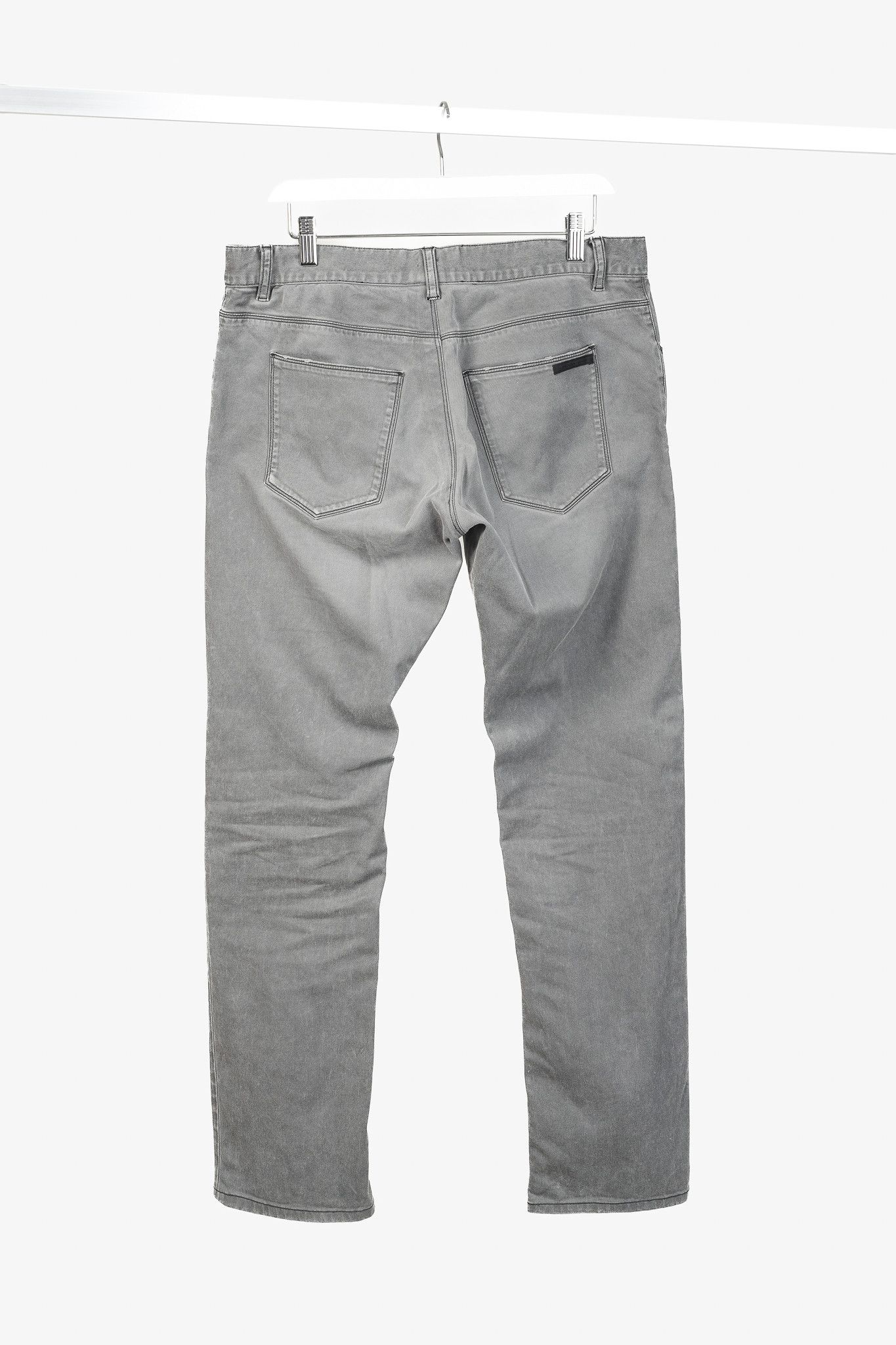 Prada Prada Medium-Grey-Wash Tapered-Fit Jeans Size US 34 / EU 50 - 2 Thumbnail