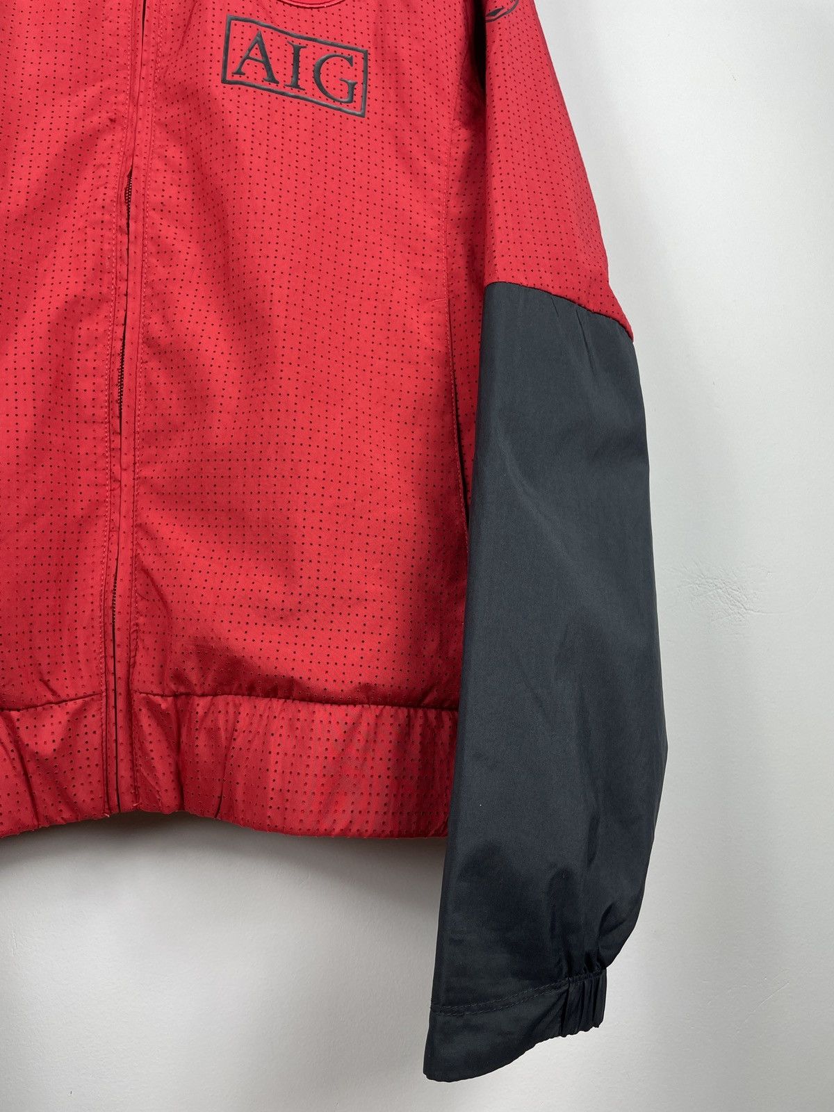Nike × Vintage Vintage Y2K Nike Manchester United AIG Track Top Jacket Size US M / EU 48-50 / 2 - 7 Thumbnail