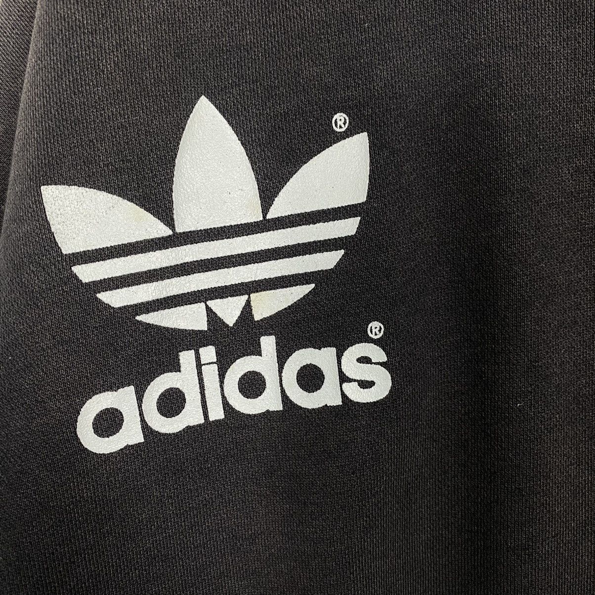 Adidas × Descente × Vintage Vintage 80s adidas big logo hoodie Size US L / EU 52-54 / 3 - 16 Thumbnail