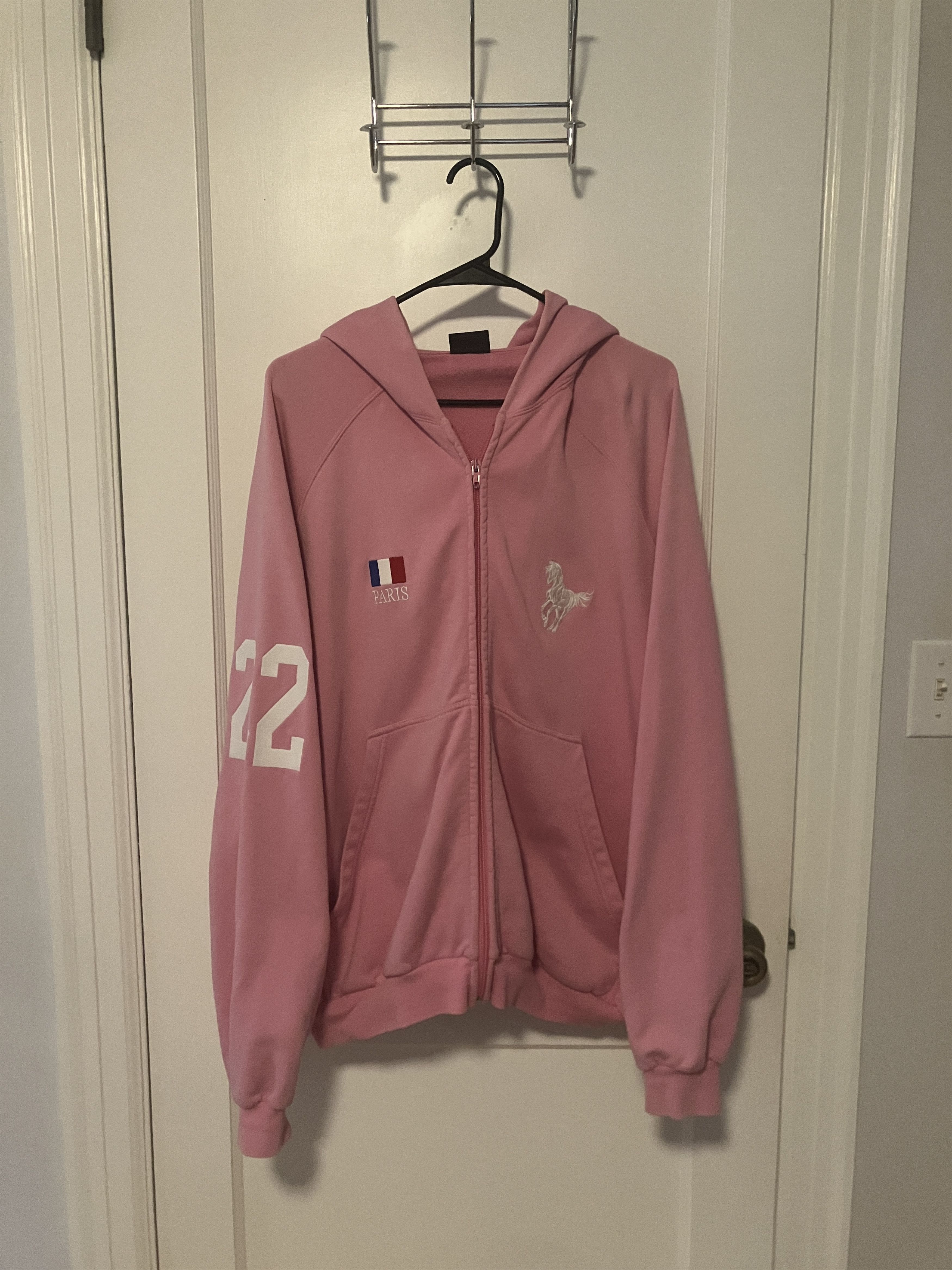 Balenciaga Balenciaga polo 22 zip hoodie | Grailed