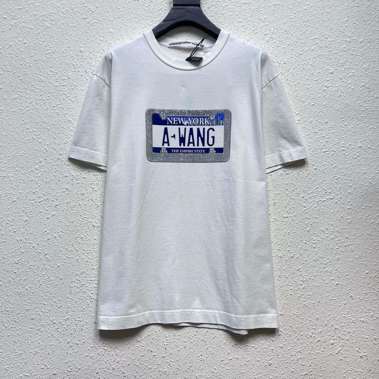 Alexander Wang alexander wang crystal logo short sleeve t-shirt Size US M / EU 48-50 / 2 - 1 Thumbnail