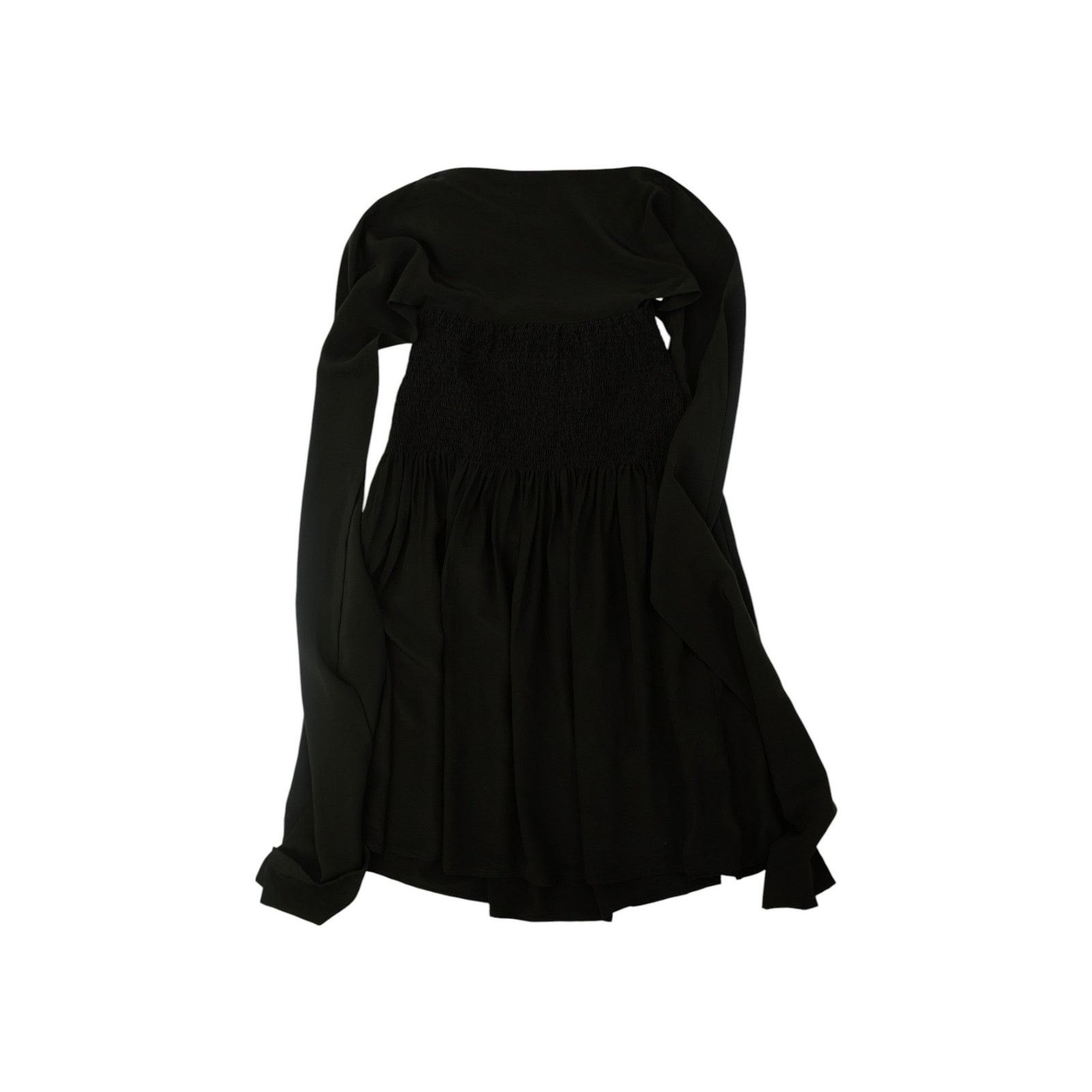 Chloe 70s Black Crepe Dress Size XS / US 0-2 / IT 36-38 - 3 Thumbnail