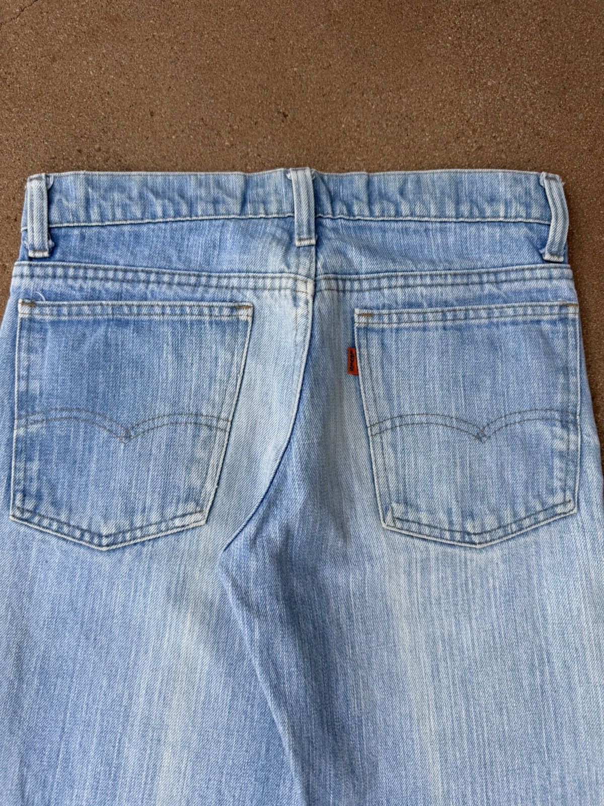 Levi's Vtg 80’s Levi’s 784 Orange Tab Bellbottom Flare Jeans 29x30 Size 29" - 7 Thumbnail