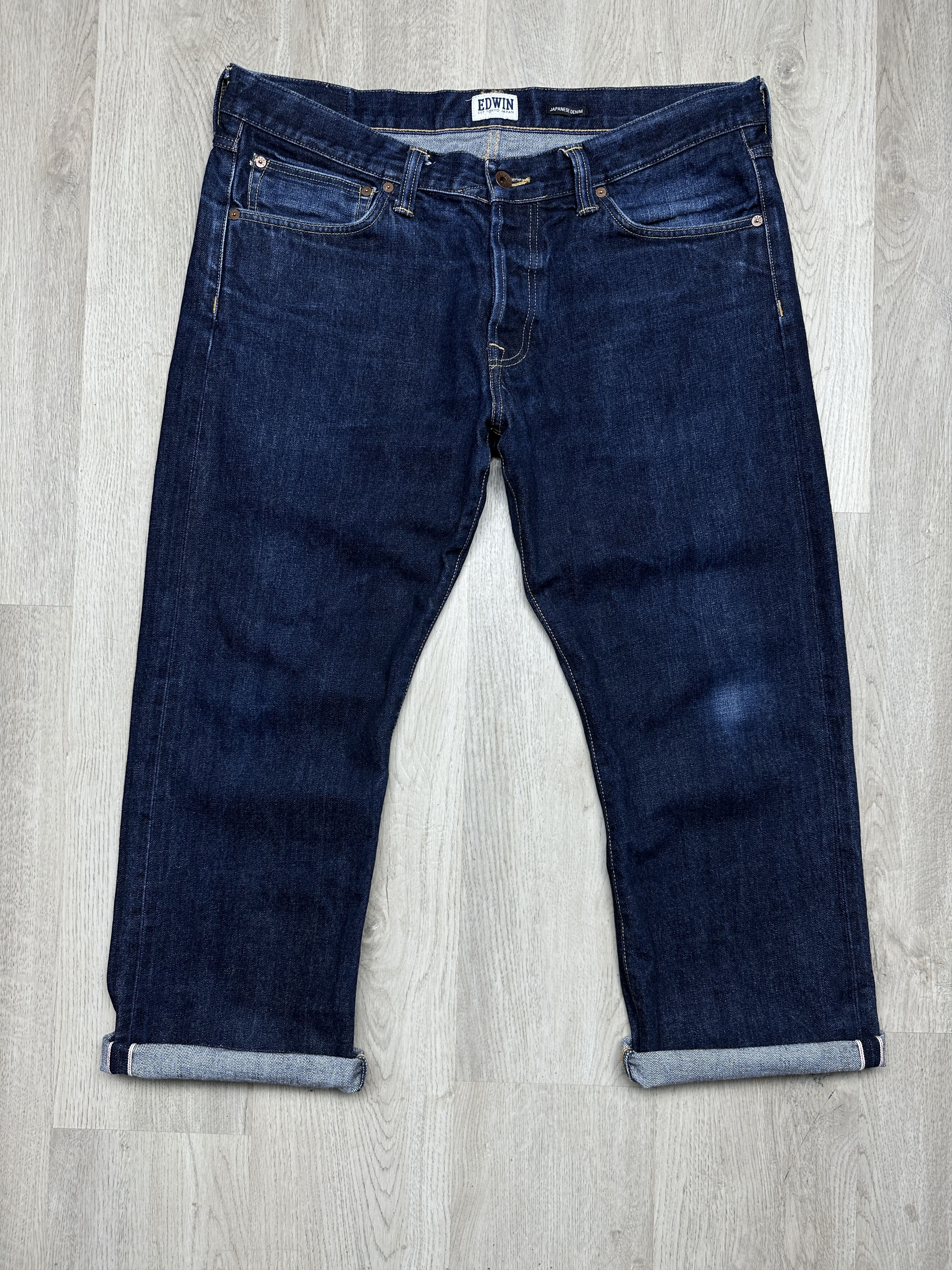 Edwin Edwin Mens Regular Straight Denim Pants Jeans Size US 38 / EU 54 - 4 Thumbnail
