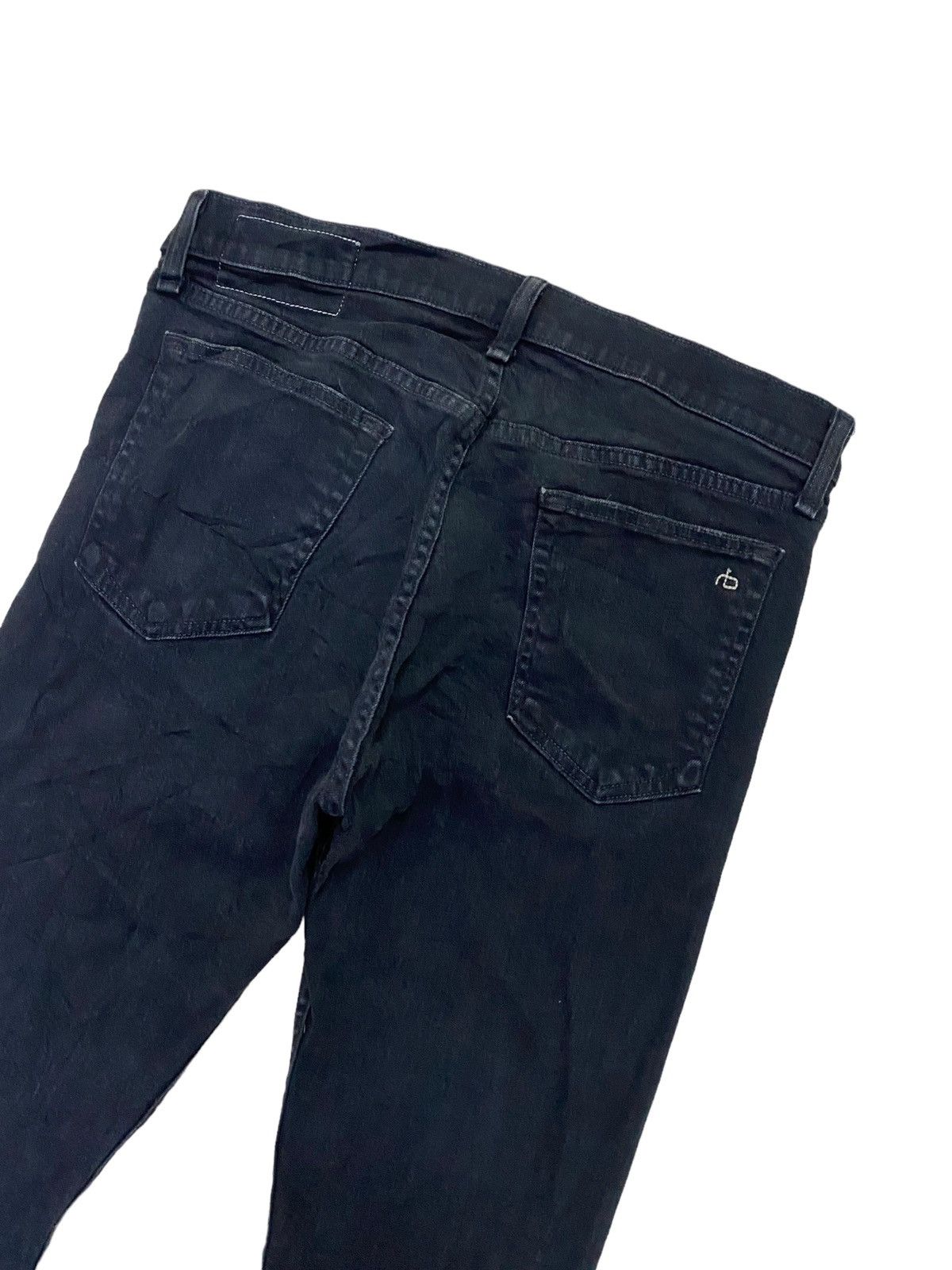 Hysteric Glamour 💥Vintage Rag & Bone Super Black Skinny Pant Size US 32 / EU 48 - 4 Thumbnail