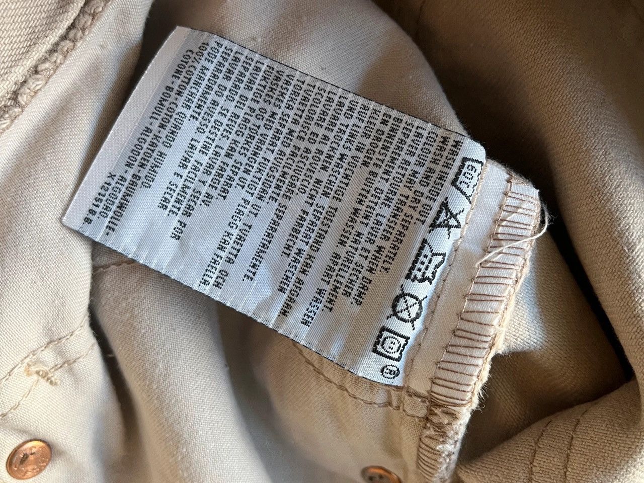 Levi's Levi’s Jeans Sz W33 L32 Vintage 1998 Beuge Jeans Denim Rare Size US 33 - 7 Thumbnail