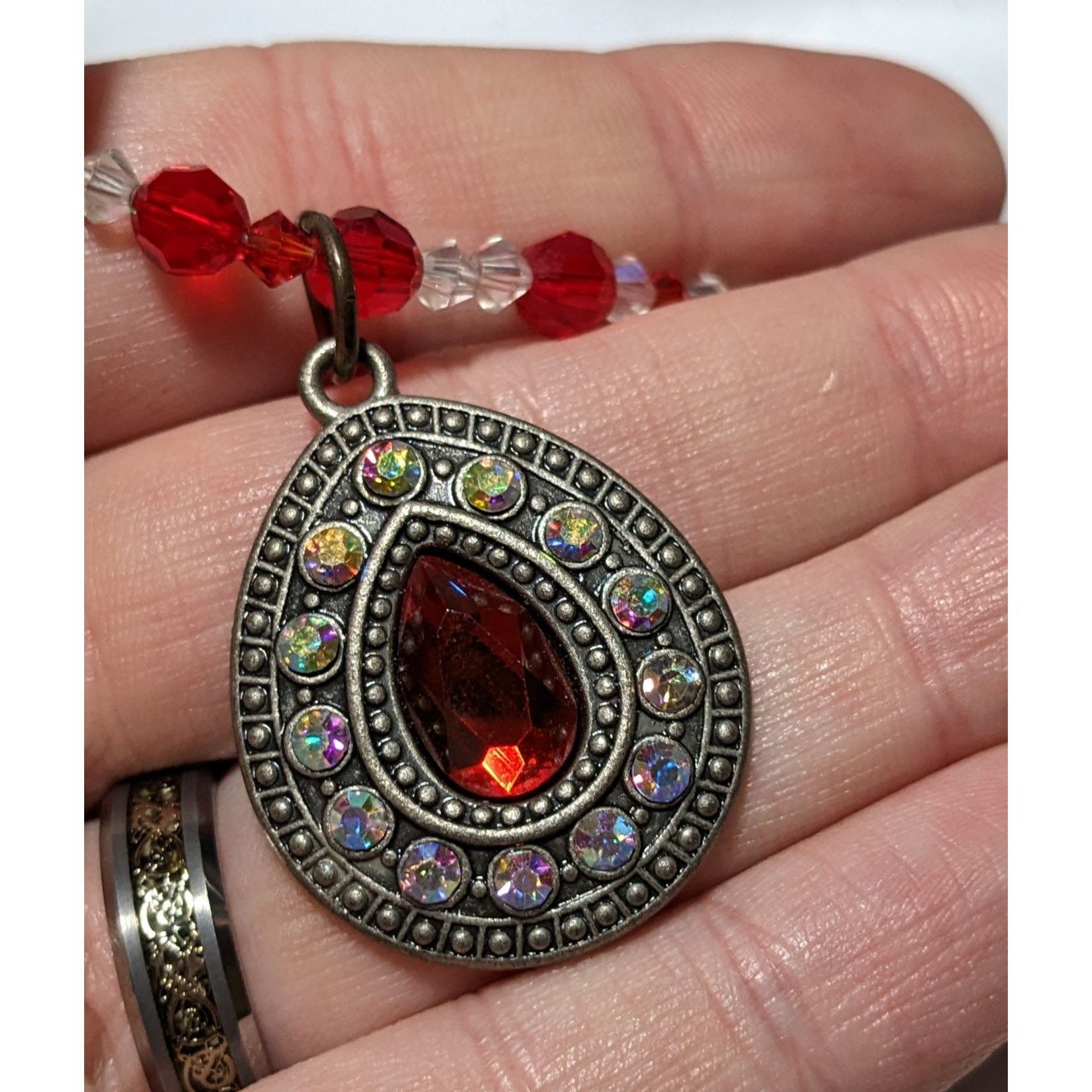 Other Vampire Glam Glass Beaded Teardrop Necklace Size ONE SIZE - 9 Thumbnail