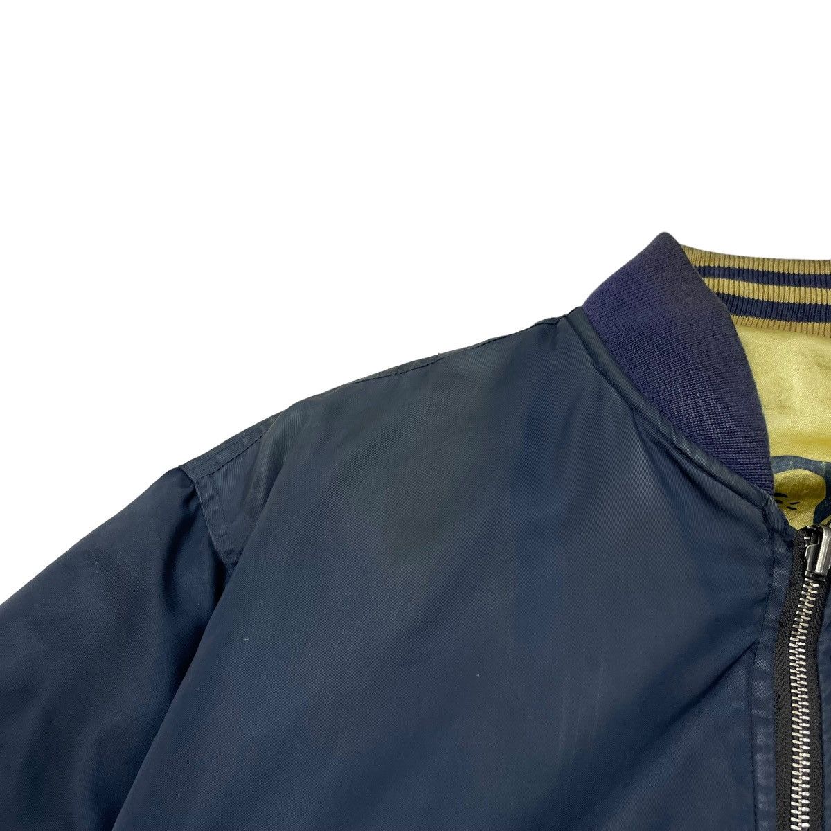 Japanese Brand 🔥Vintage Suntory Coffee Boss Bomber Reversible Satin Jacket Size US L / EU 52-54 / 3 - 7 Thumbnail