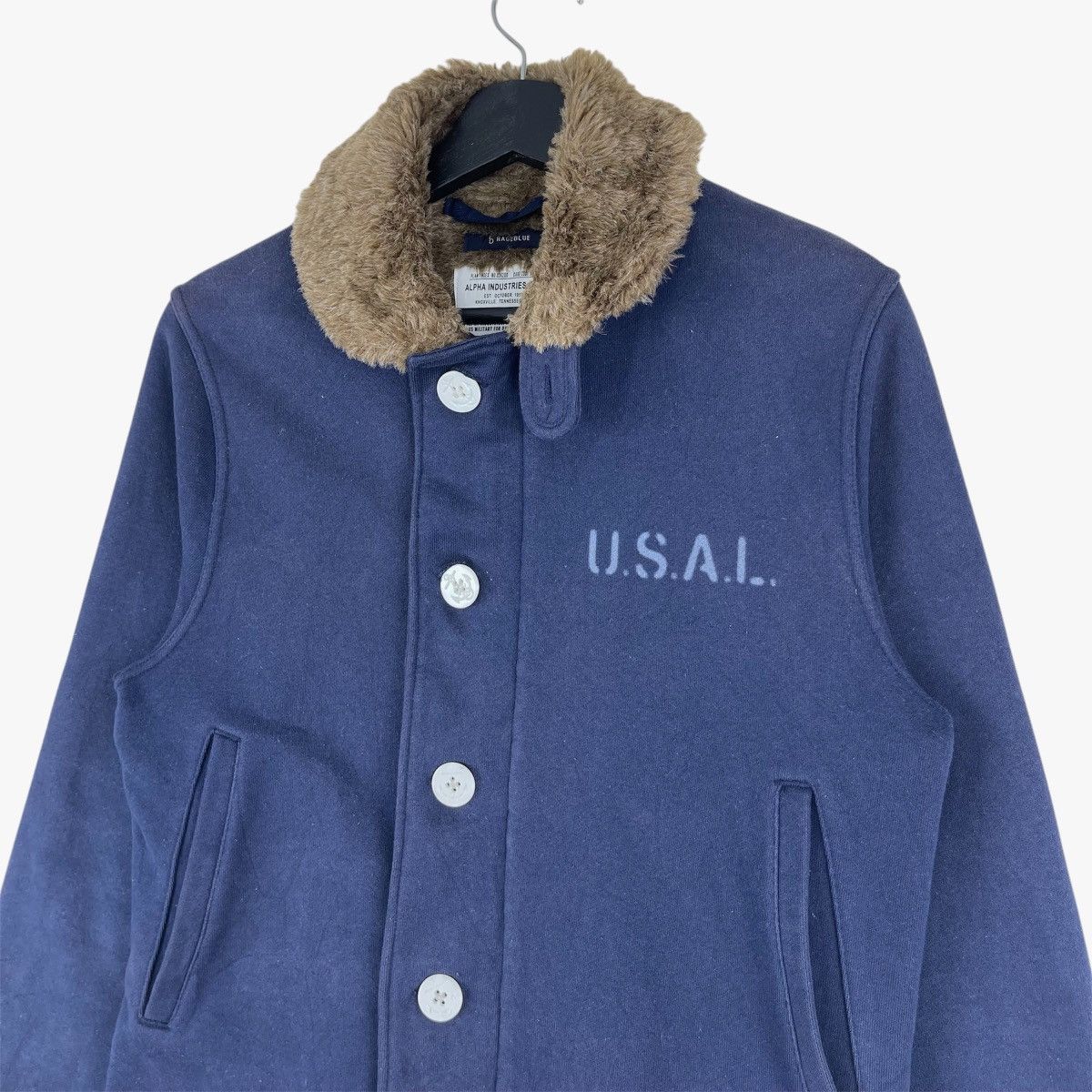 Alpha Industries Alpha Industries Fur Collar Military Jacket Size US M / EU 48-50 / 2 - 3 Thumbnail