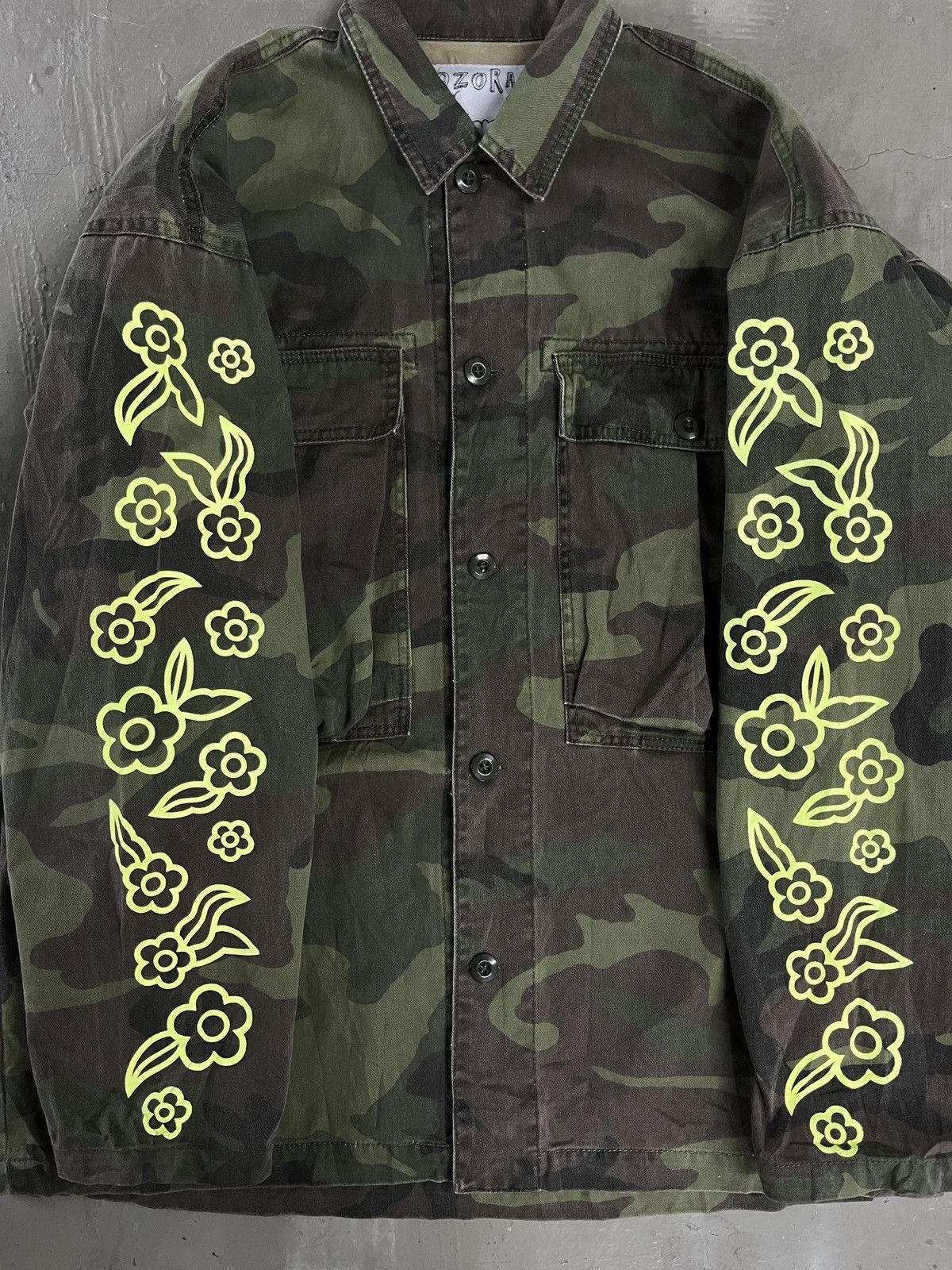 If Six Was Nine HBT Military Field Camo Jacket Size US L / EU 52-54 / 3 - 7 Thumbnail