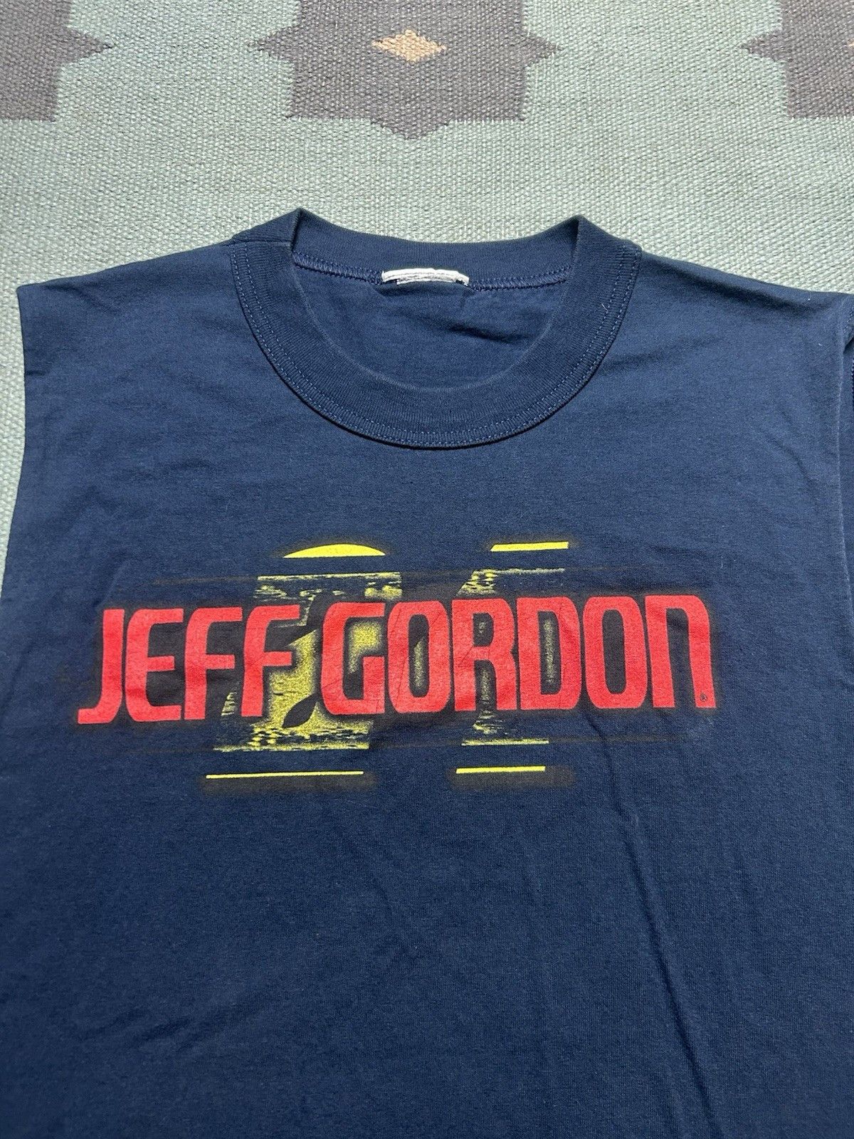 Vintage Vtg graphic t shirt Jeff Gordon nascar racin tank top NOS XL Size US XL / EU 56 / 4 - 4 Thumbnail