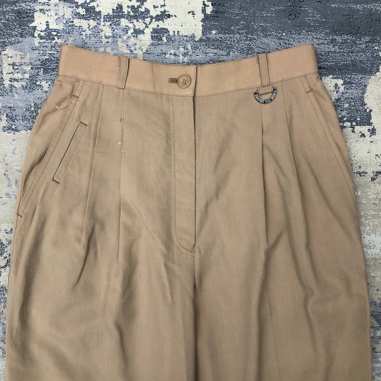 Christian Dior Monsieur P148 VTG CHRISTIAN DIOR SPORTS HIGH WAIST PANTS Size 25" / US 0 / IT 36 - 3 Thumbnail