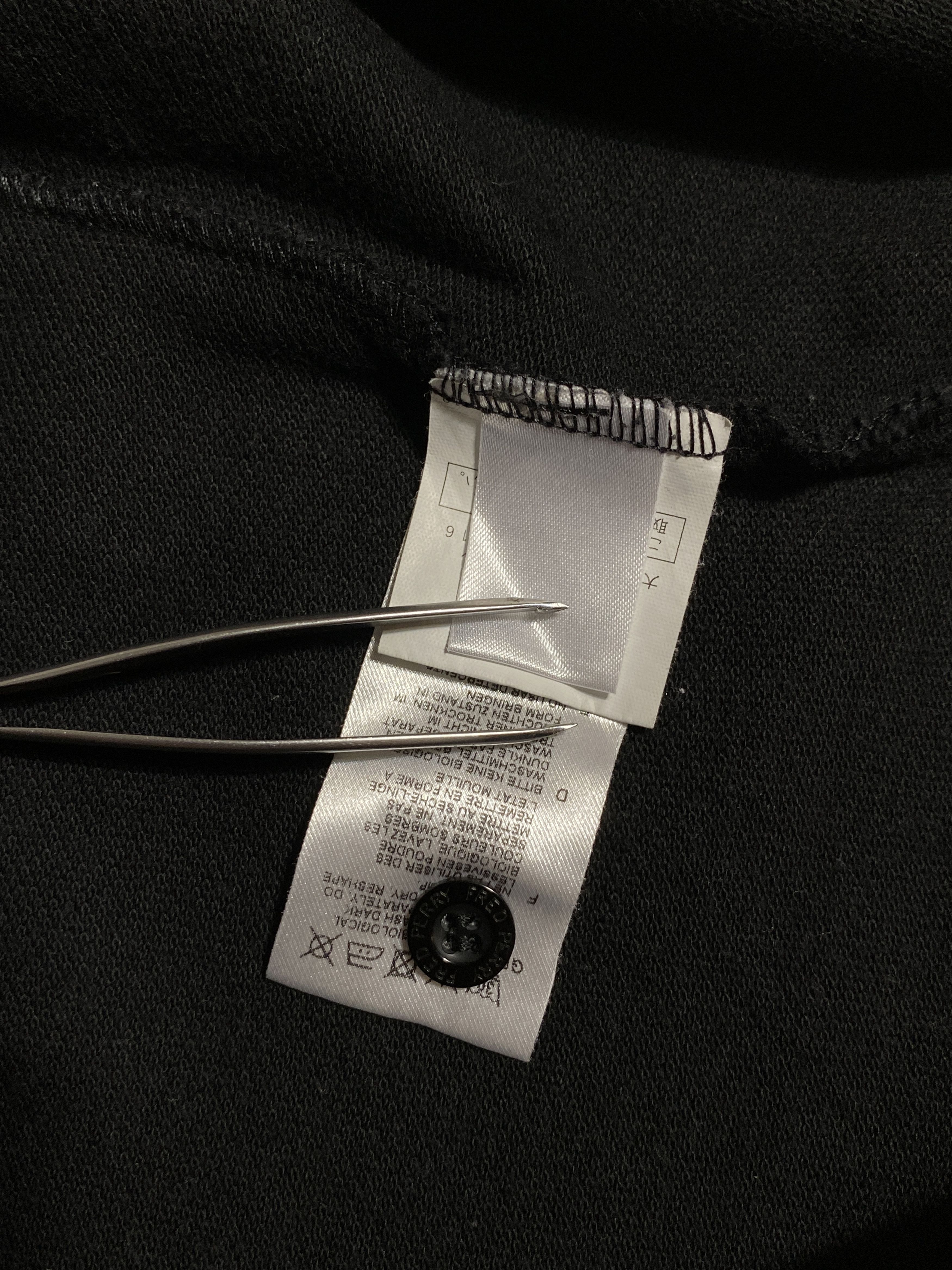 Raf Simons Raf Simons x Fred Perry Black Polo Shirt Embroidered Logo Size US M / EU 48-50 / 2 - 10 Thumbnail