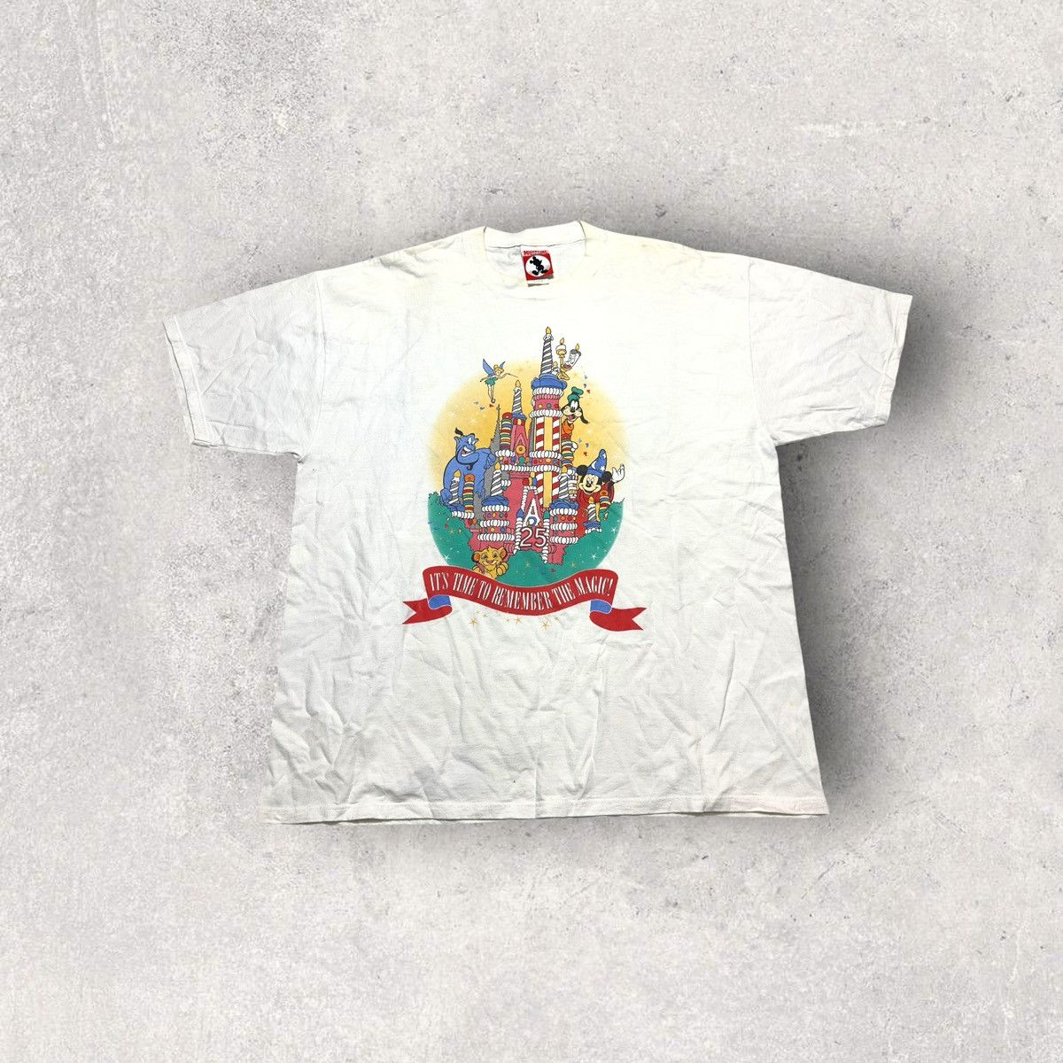 Disney × Mickey Inc × Vintage Vintage Disney World 25th Anniversary tee Size US XXL / EU 58 / 5 - 1 Thumbnail