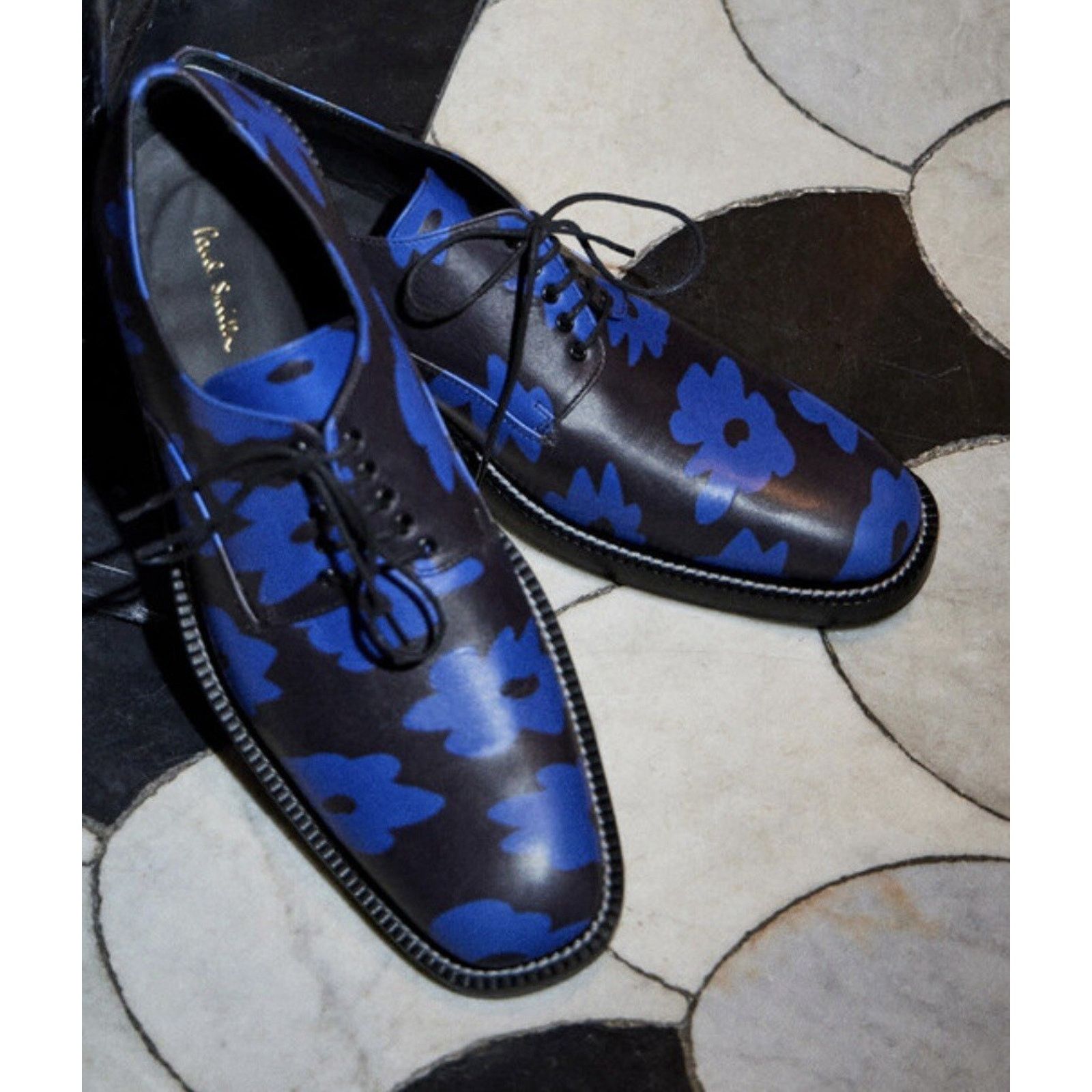 Paul Smith Rare NIB $900 Paul Smith ‘Erno’ Floral Leather Shoes. US11 Size US 11 / EU 44 - 3 Thumbnail