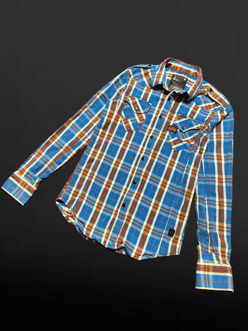 G-Star Print Shirt Logo G-Star Raw Y2K Avant-Garde VINTAGE Size US S / EU 44-46 / 1 - 1 Thumbnail