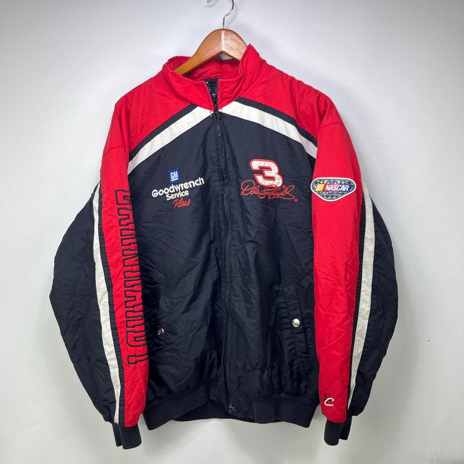 Chanel Vintage 90s NASCAR Dale Earnhardt Black Racing Jacket Large Size ONE SIZE - 1 Thumbnail