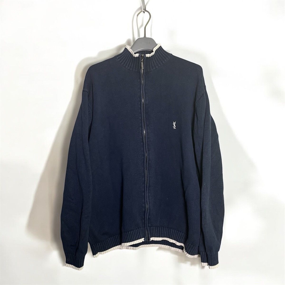 🔹YVES SAINT LAURENT VINTAGE ZIP SWEATER