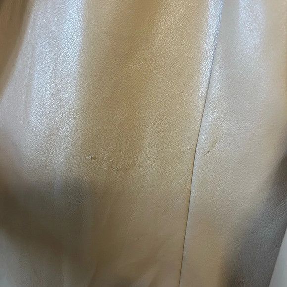 Abercrombie & Fitch Abercrombie & Fitch Vegan Leather Tan Blazer Size XL / US 12-14 / IT 48-50 - 3 Thumbnail