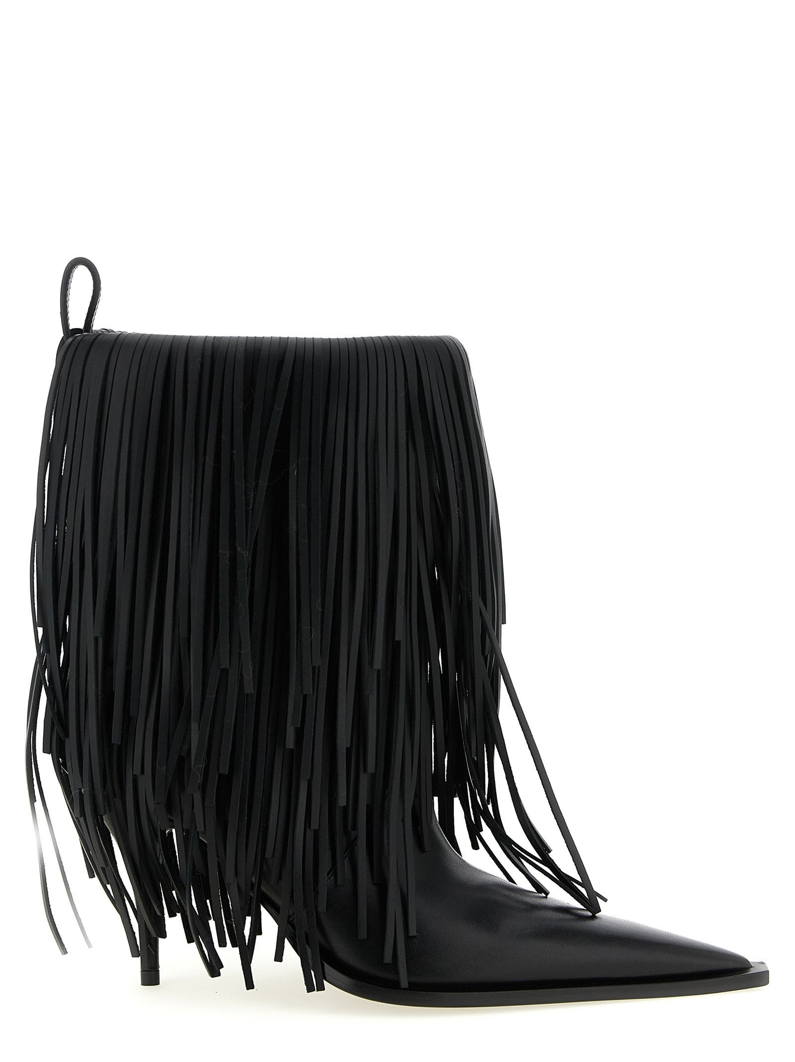 Balenciaga 'Avenue Fringe' ankle boots Size US 7 / IT 37 - 1 Thumbnail
